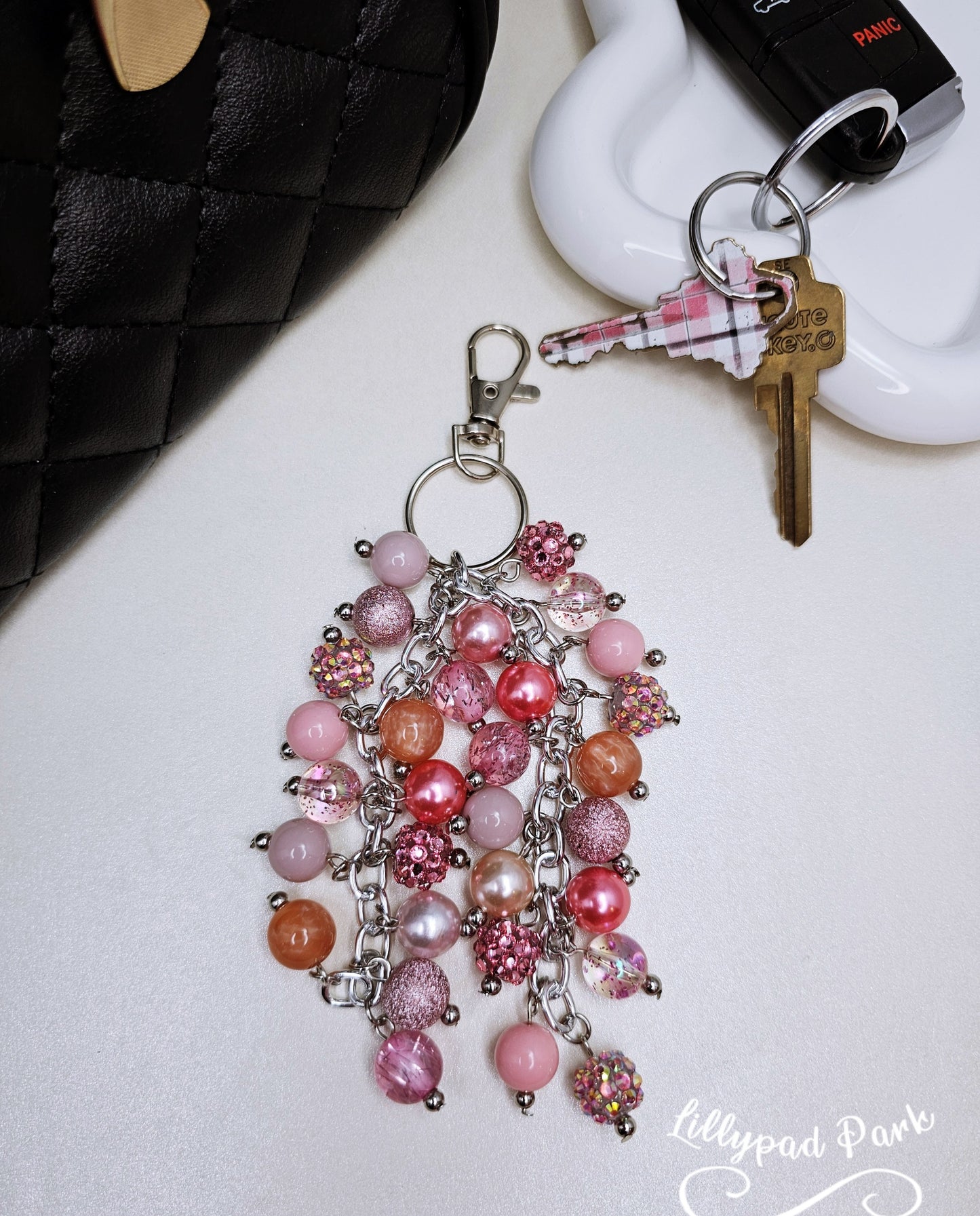Rose Gold Purse Charm