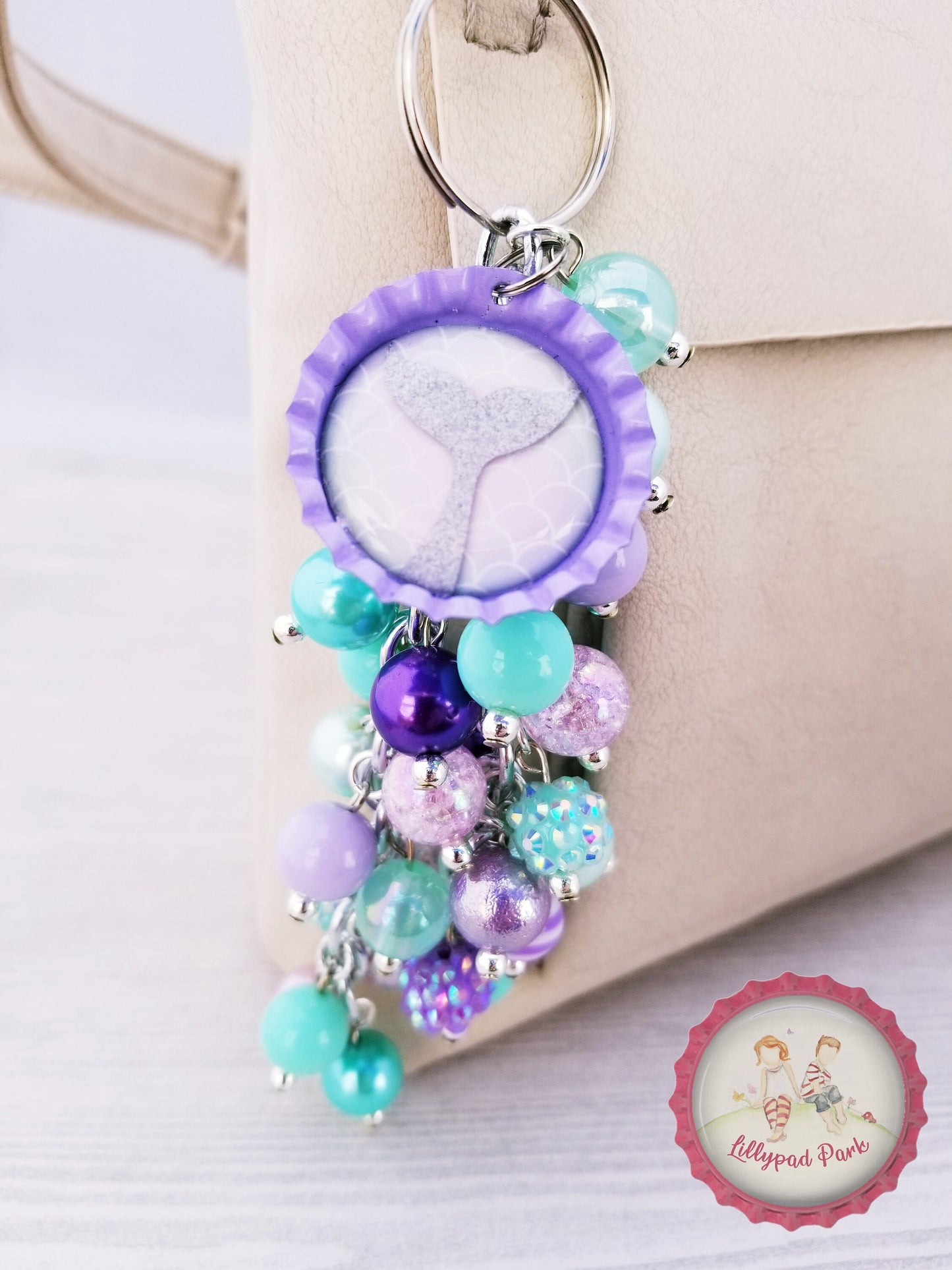 Mermaid Tail Purse Charm