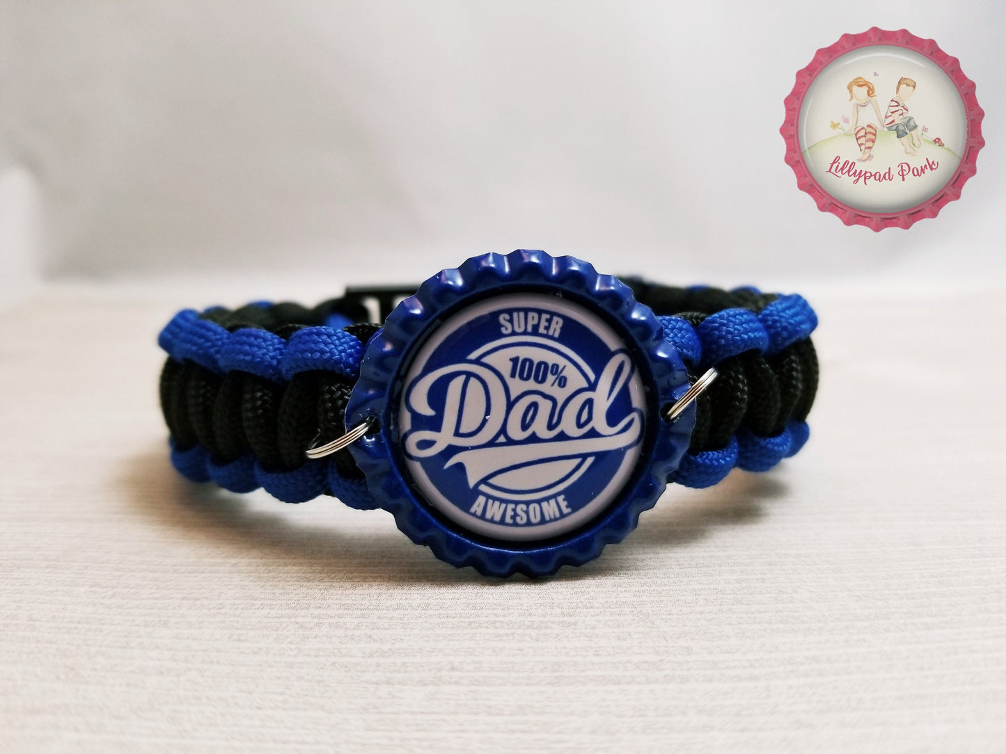 Super Dad Paracord Bracelet, Fathers day gift for dad