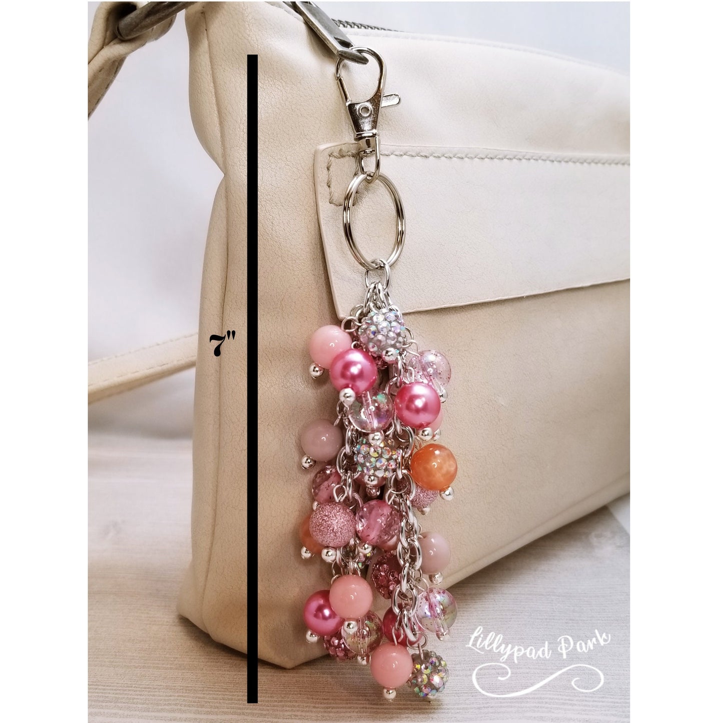 Rose Gold Purse Charm