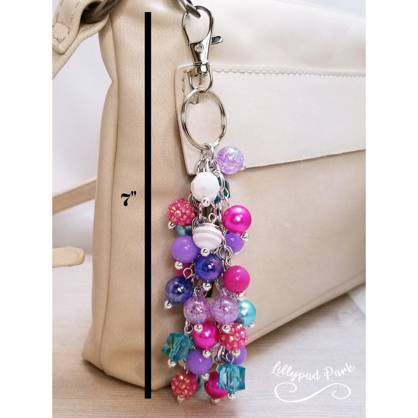 Lollipop Swirl Purse Charm