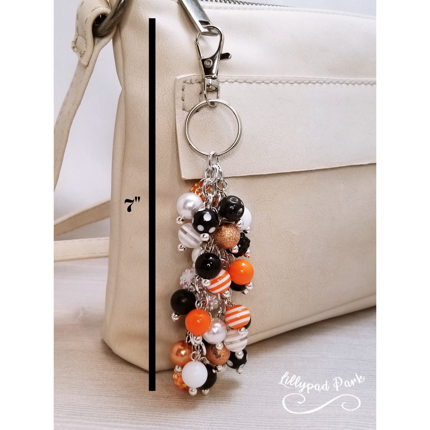 Tiger Stripe Purse charm