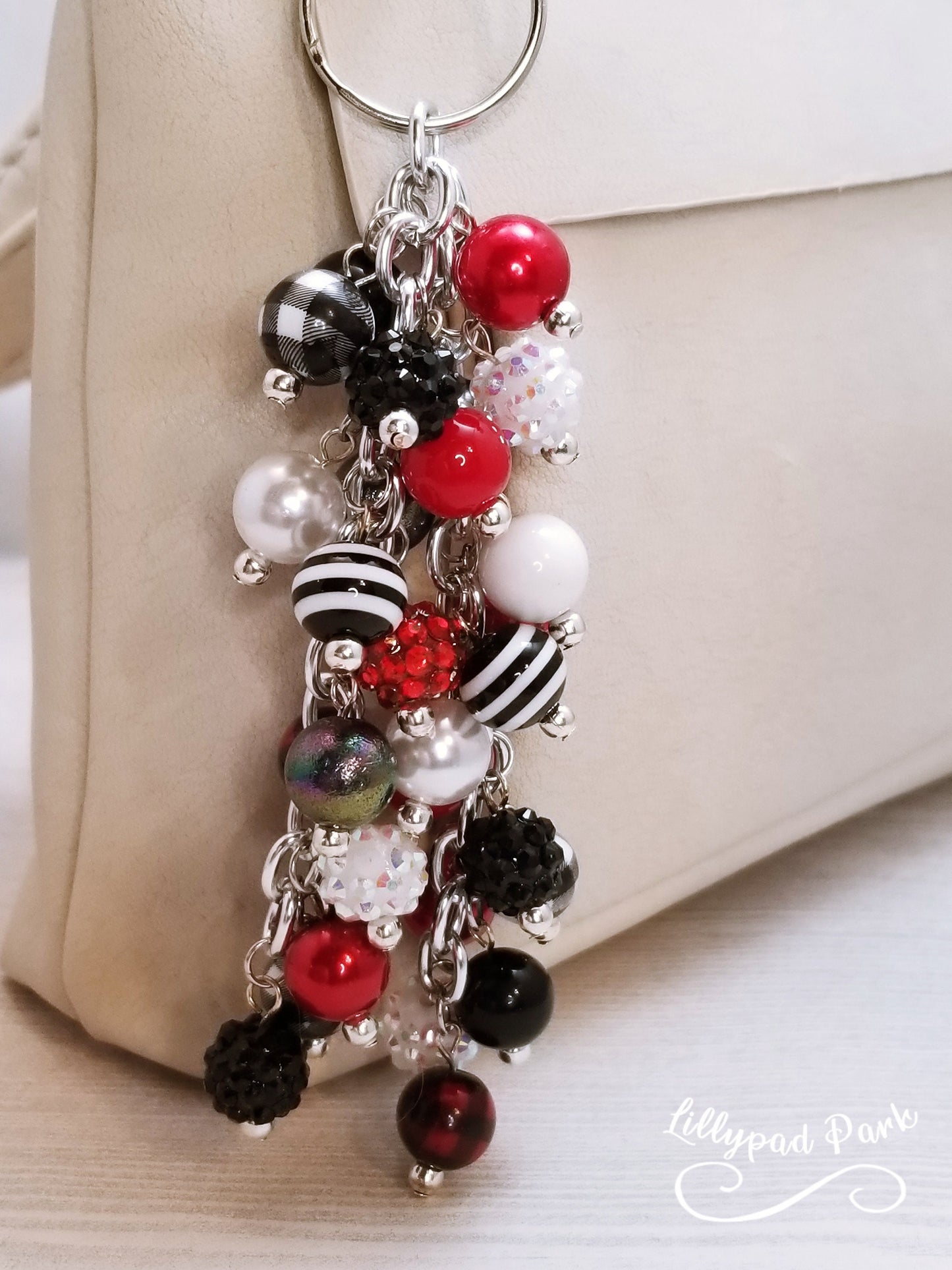 Buffalo Plaid Purse charm