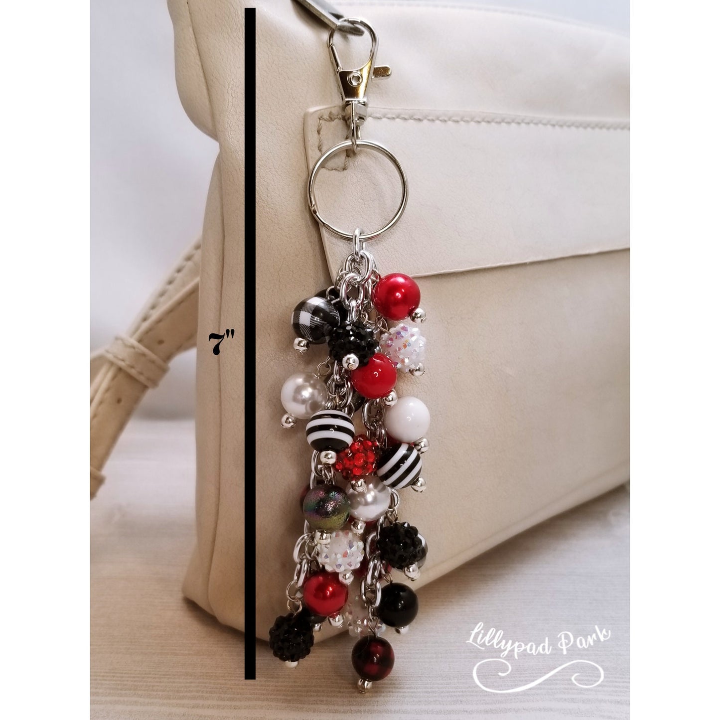 Buffalo Plaid Purse charm