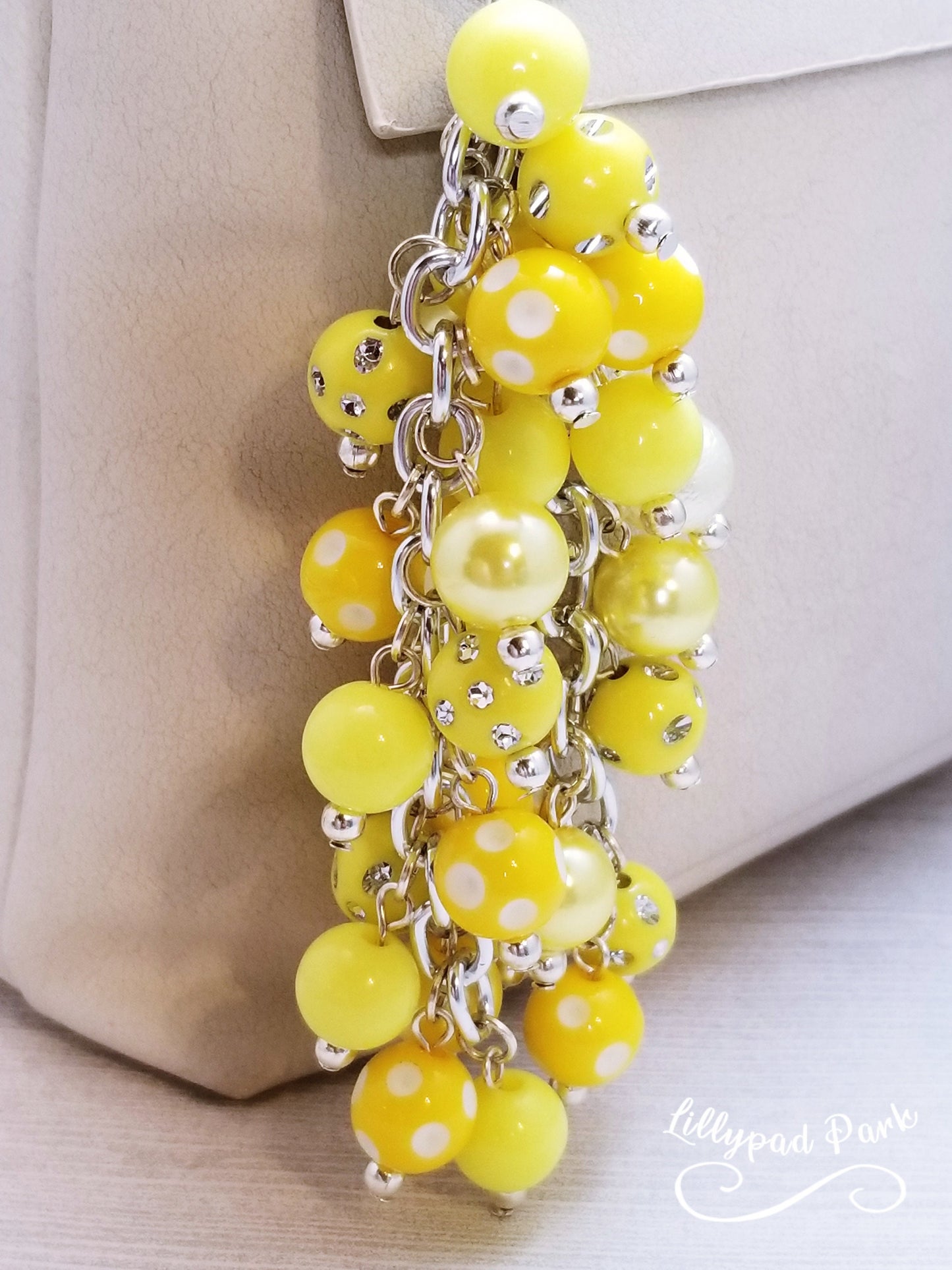 Sunshine Yellow Purse Charm