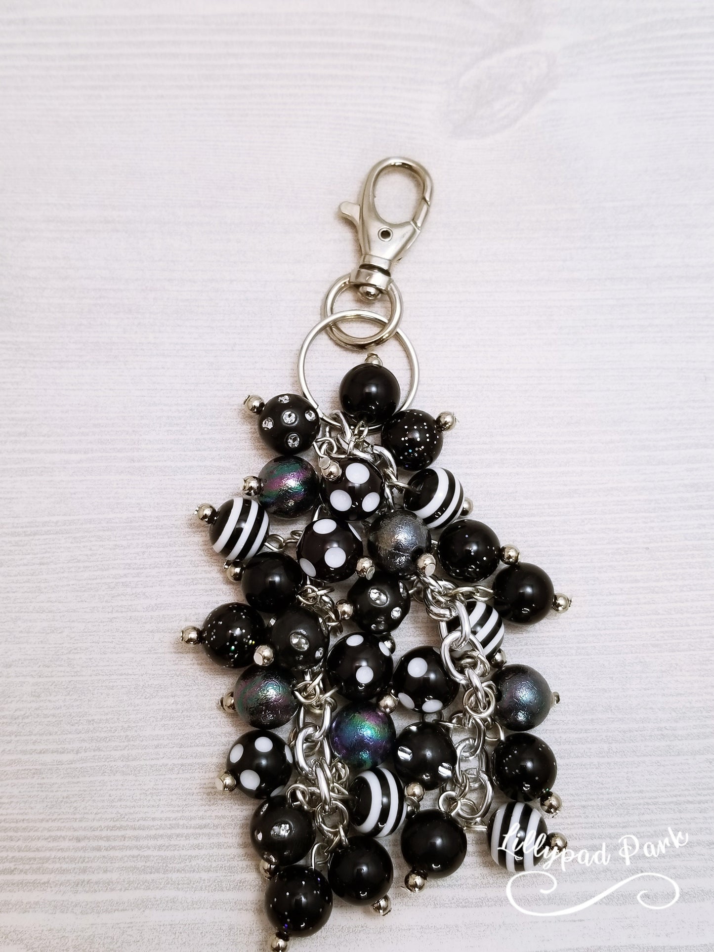 Black Obsidian Purse Charm