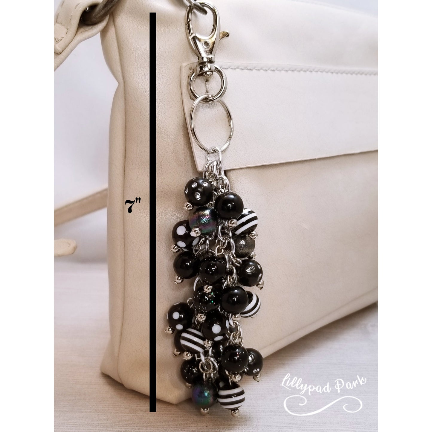 Black Obsidian Purse Charm