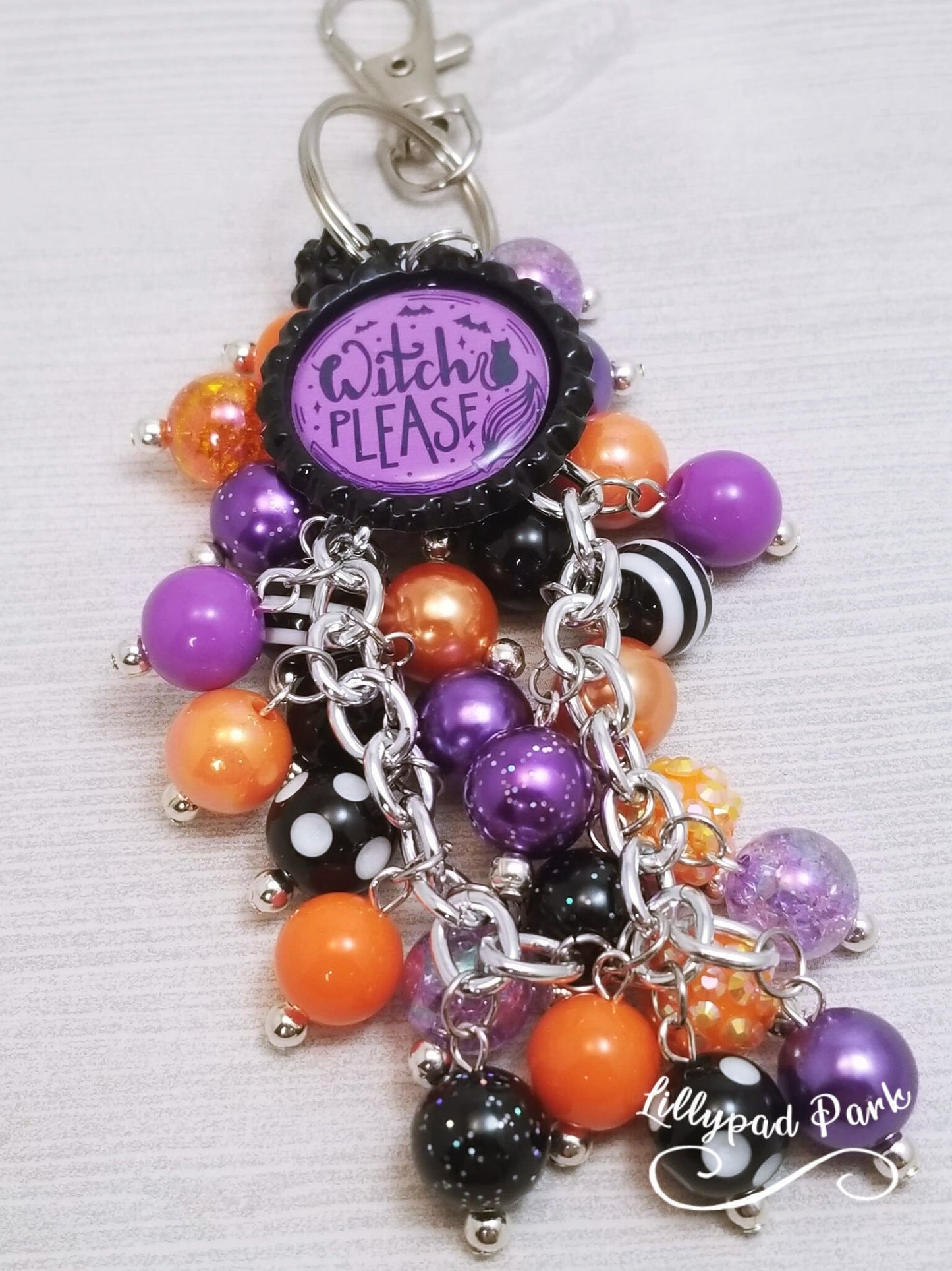 Witch Please Purple Potion Purse Charm