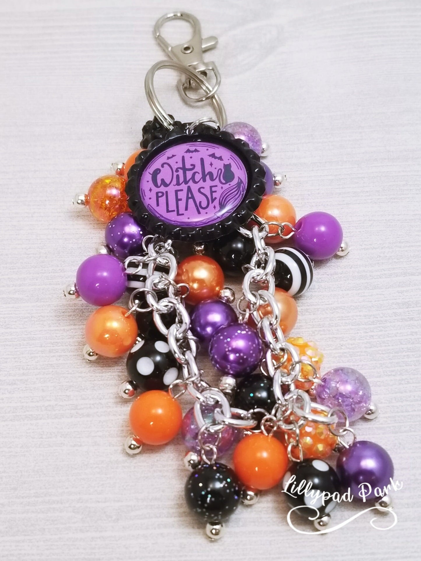 Witch Please Purple Potion Purse Charm