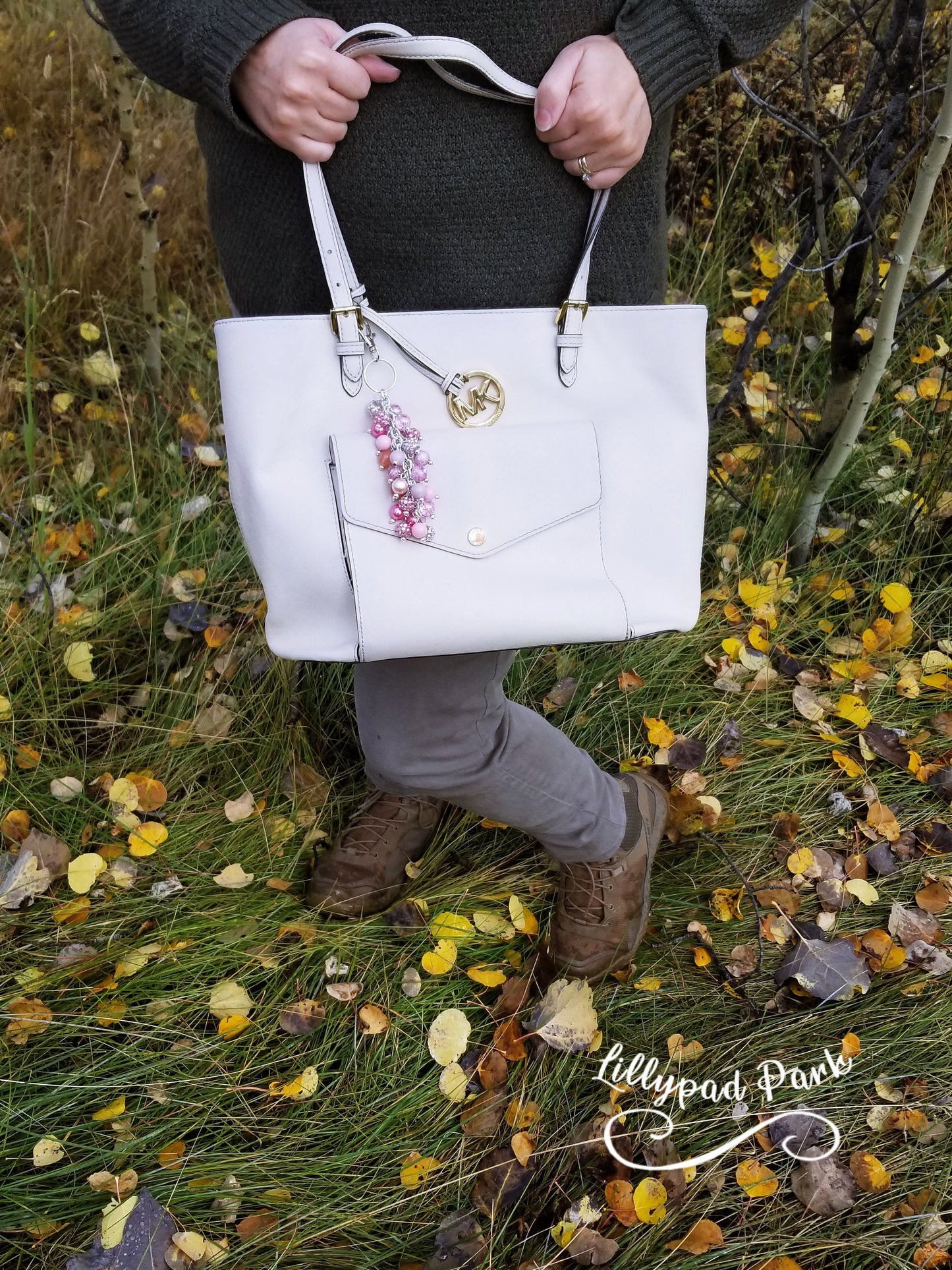 Rose Gold Purse Charm
