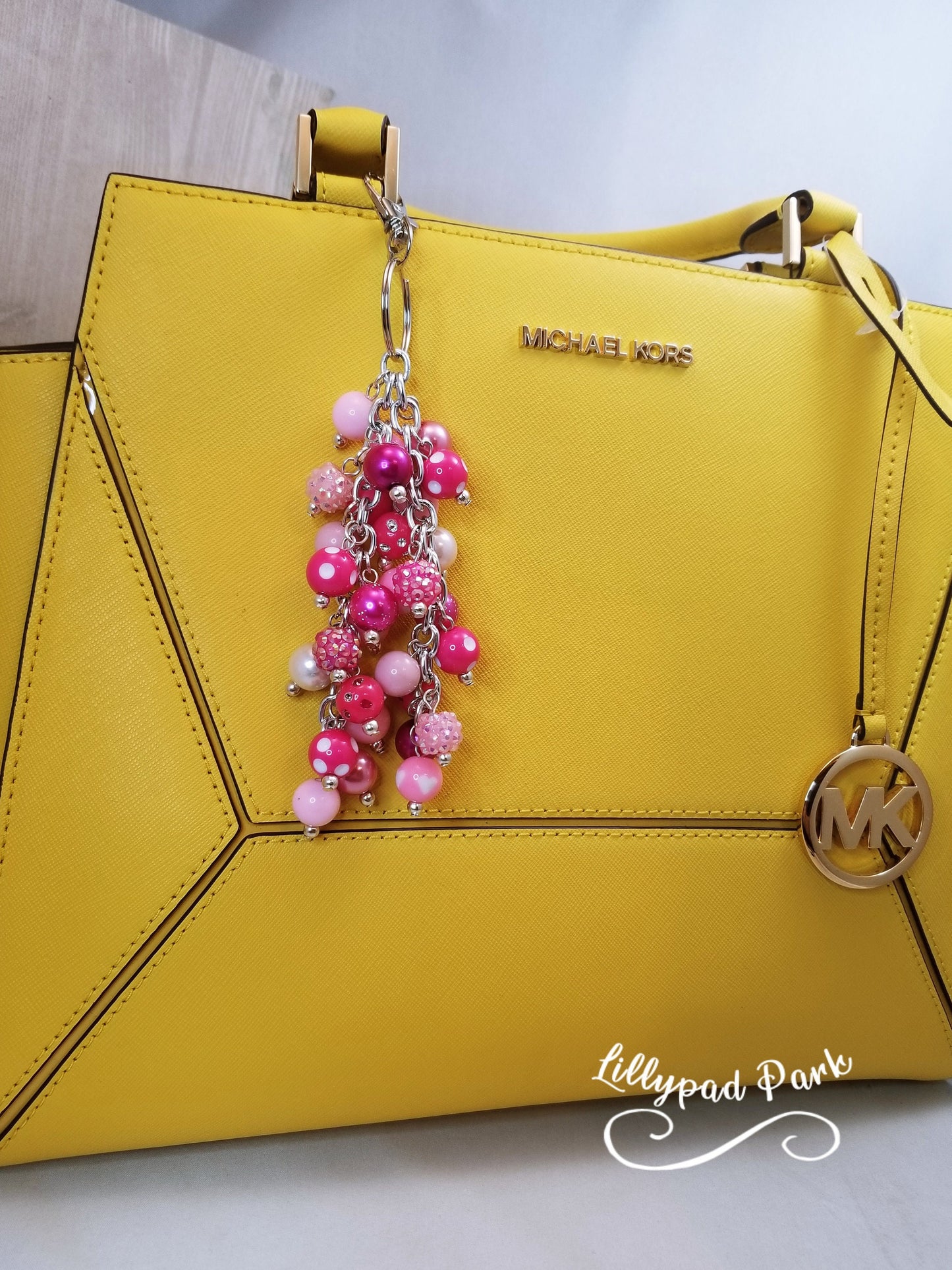 Hot Pink Purse Charm