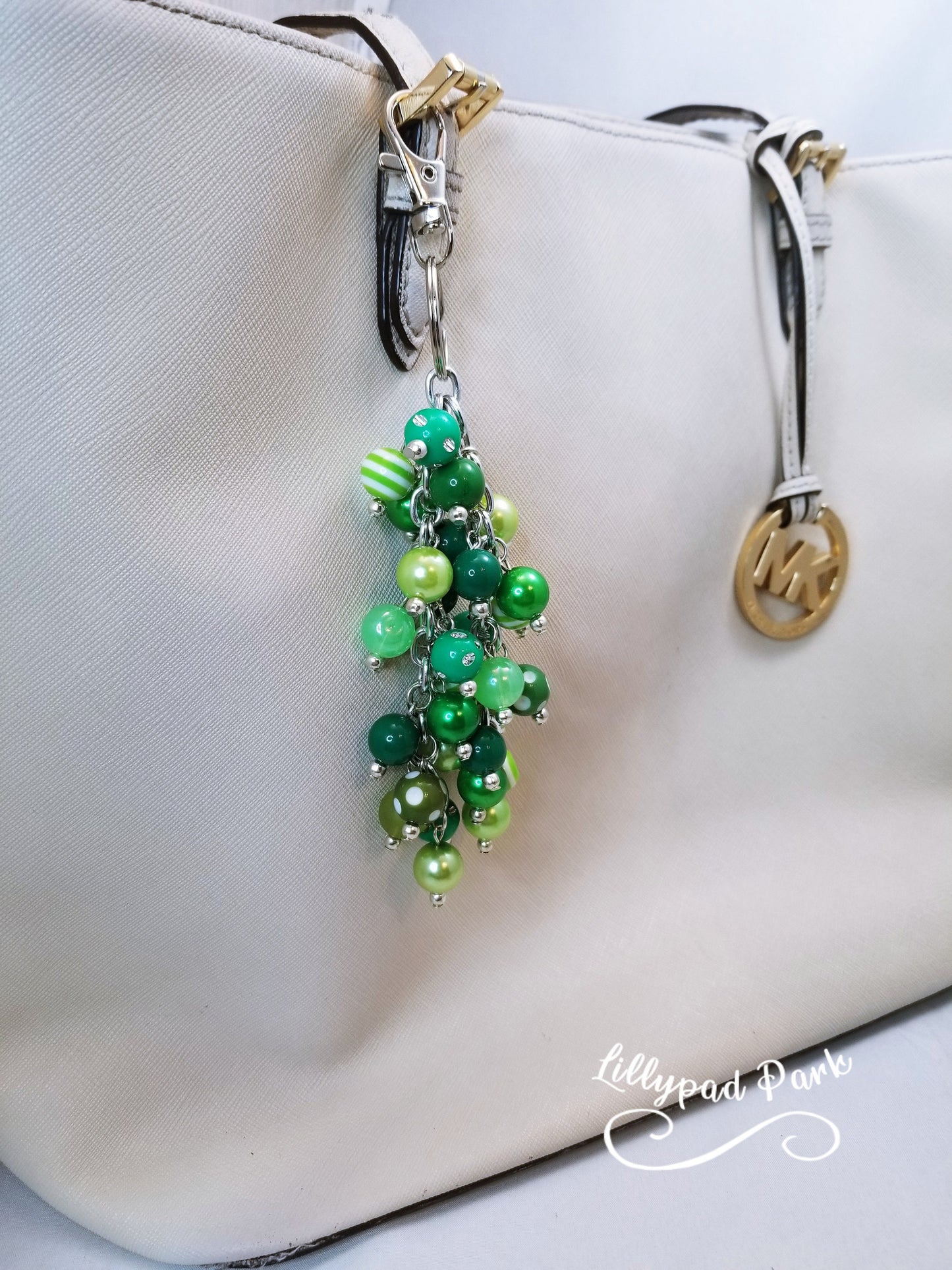 Emerald Green Purse charm