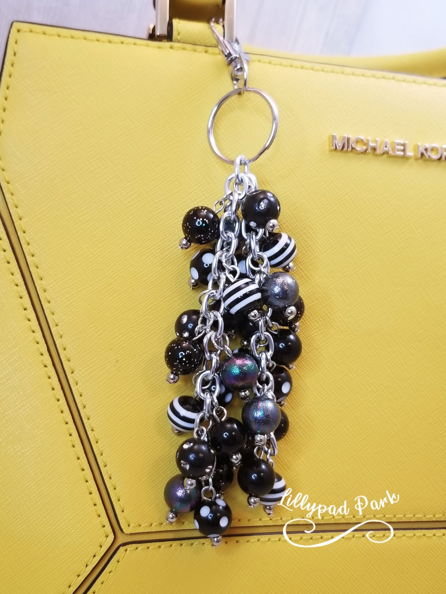 Black Obsidian Purse Charm