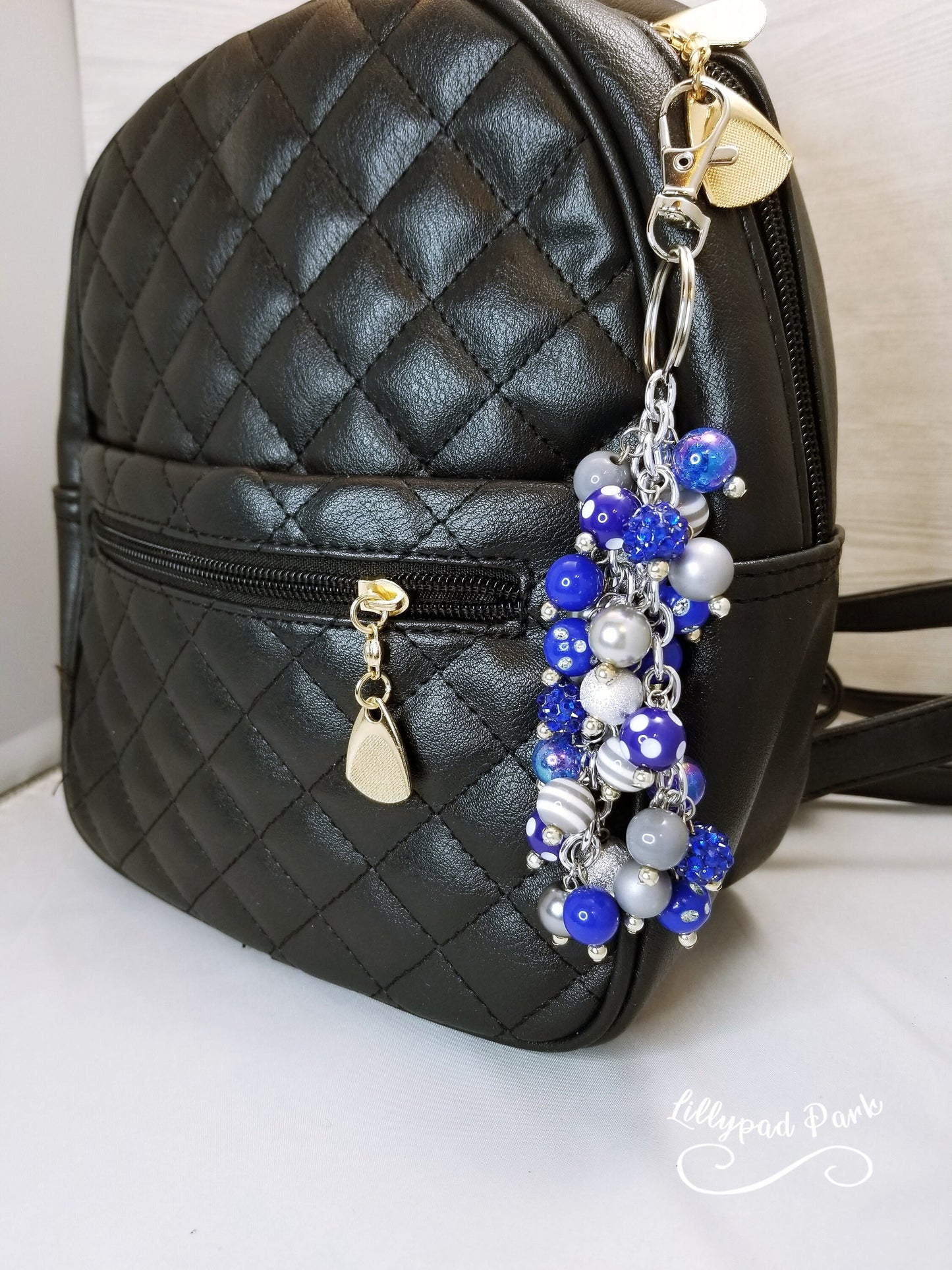 Blue Moonlight Purse Charm