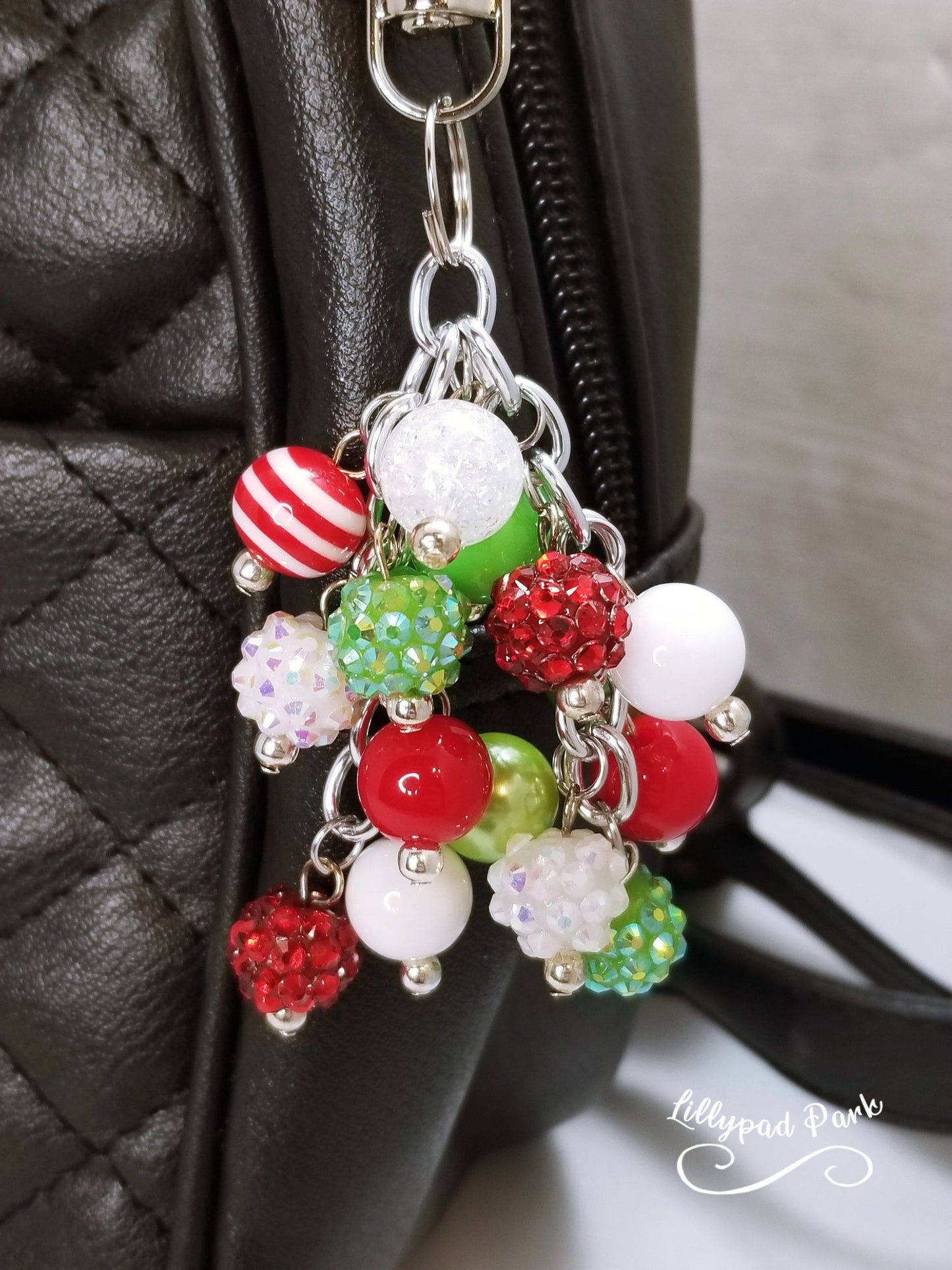 Holly Jolly Mini Purse charm