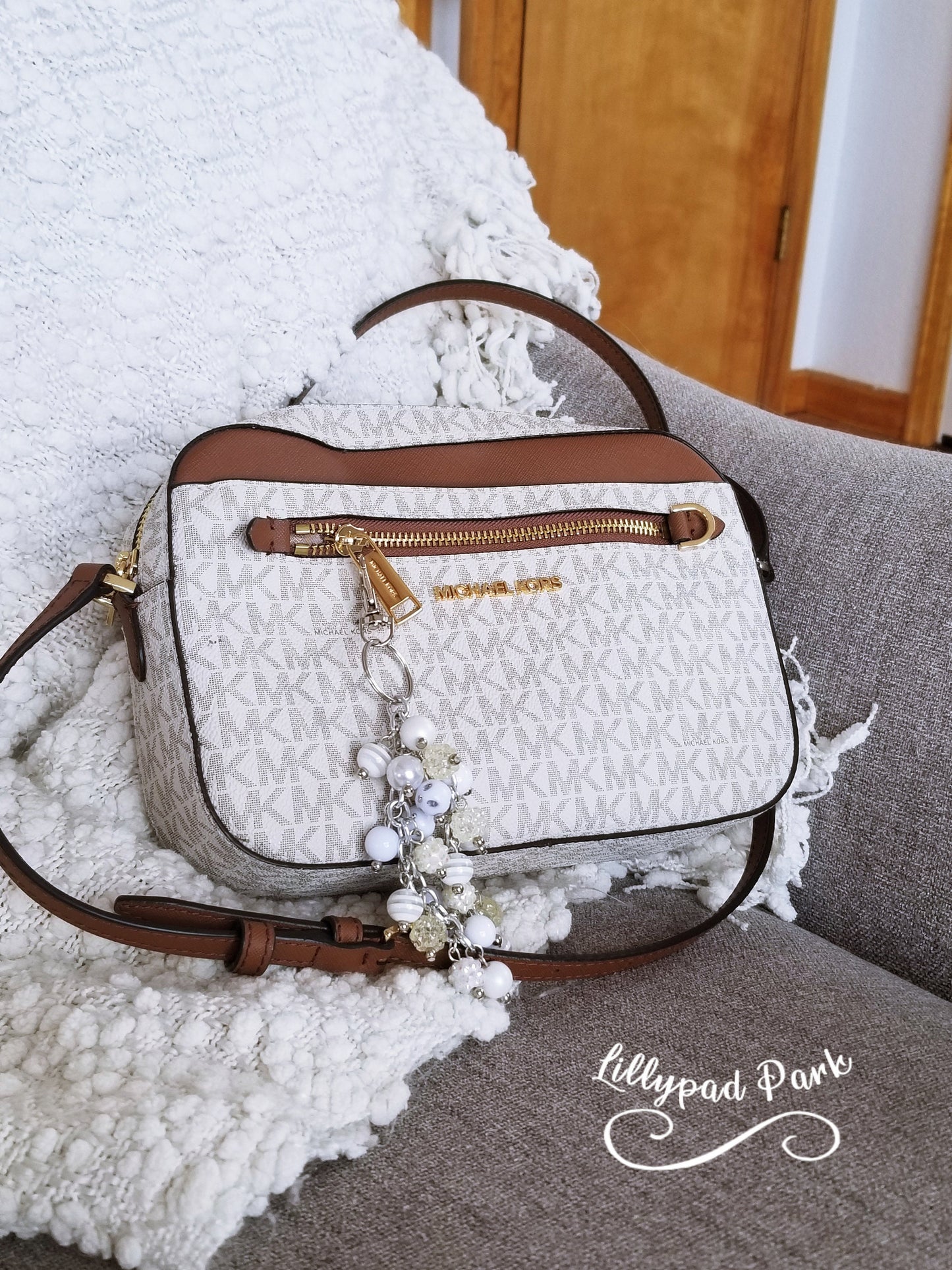 Gold Mint Purse Charm