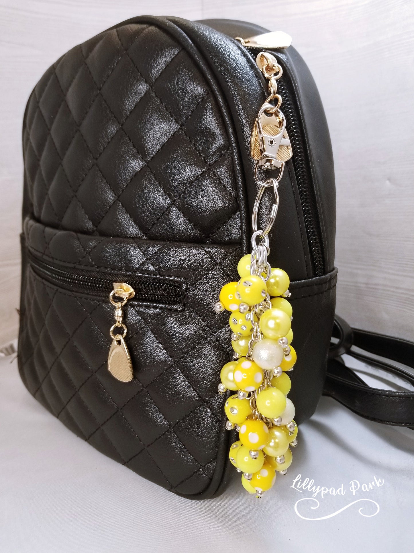 Sunshine Yellow Purse Charm