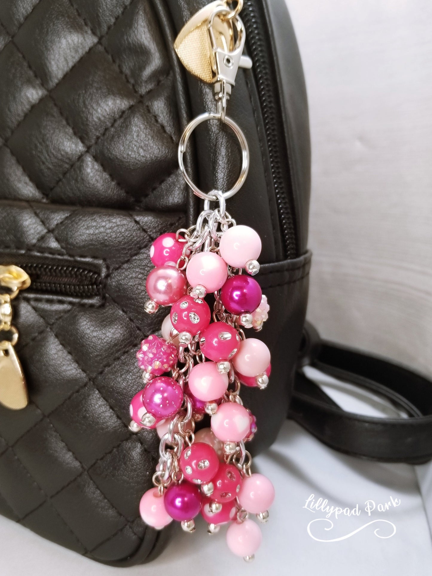 Hot Pink Purse Charm
