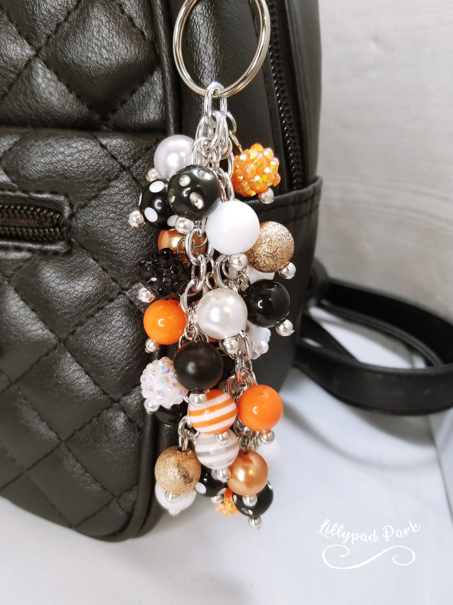 Tiger Stripe Purse charm