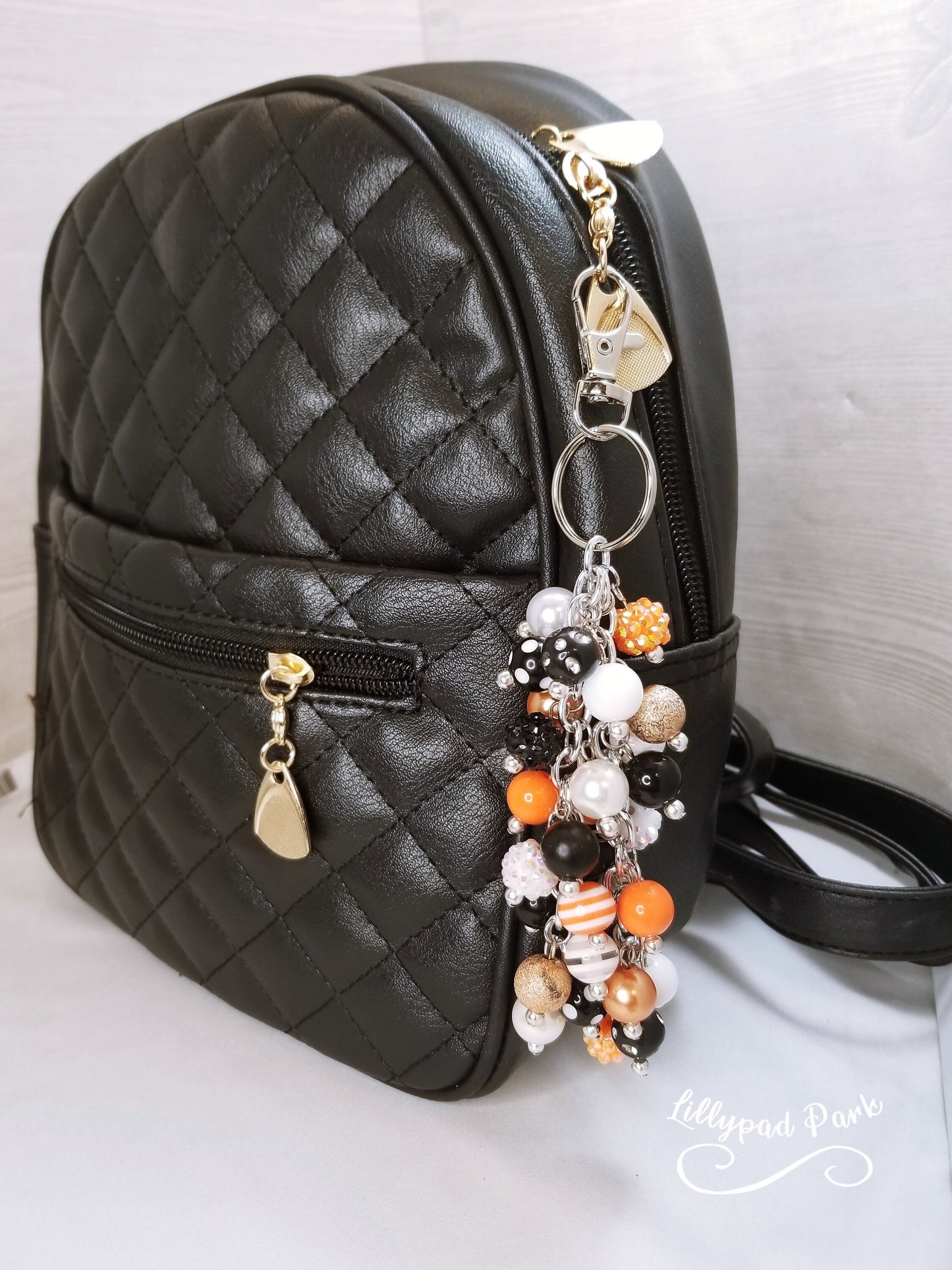 Tiger Stripe Purse charm