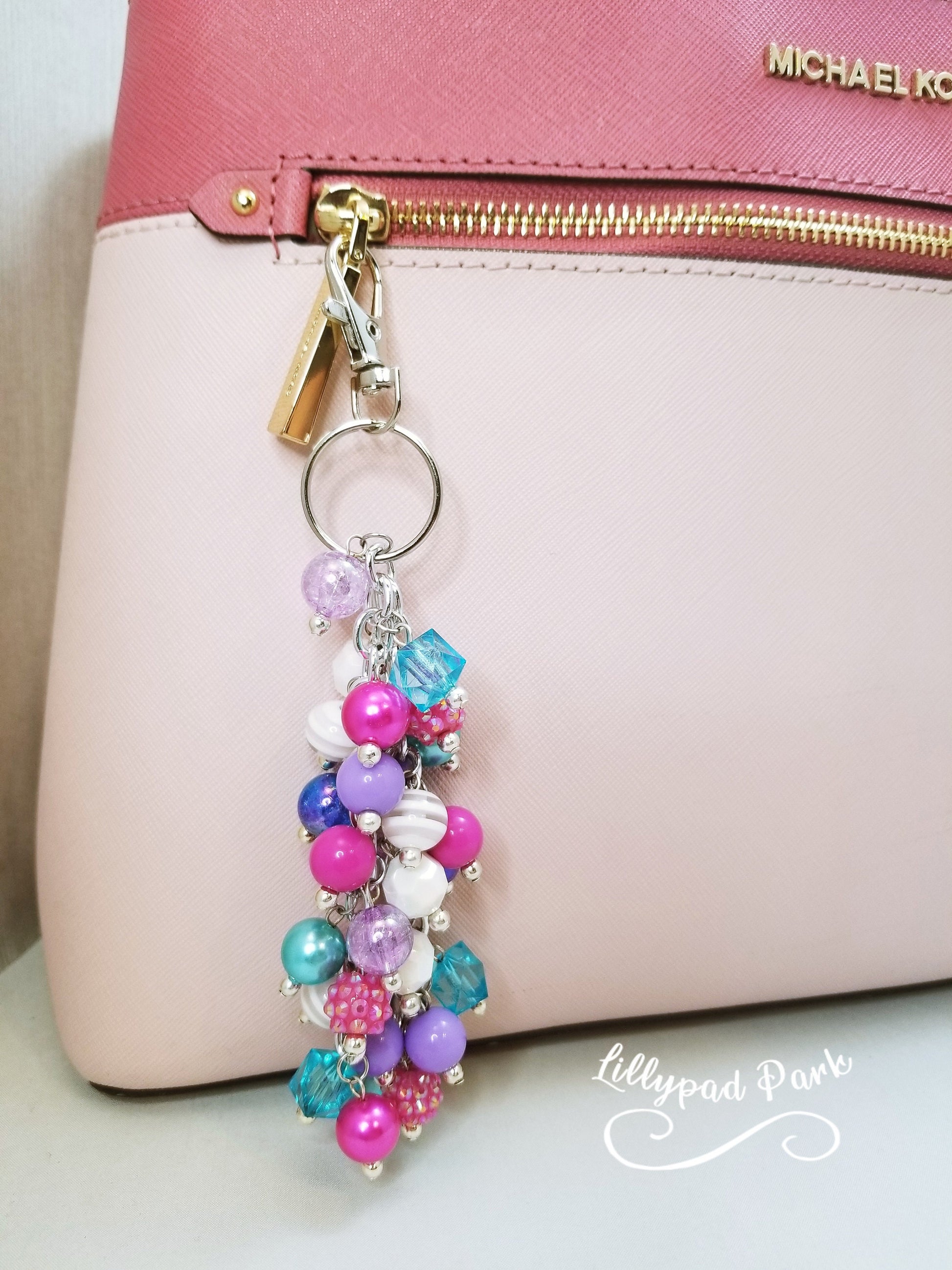 Lollipop Swirl Purse Charm