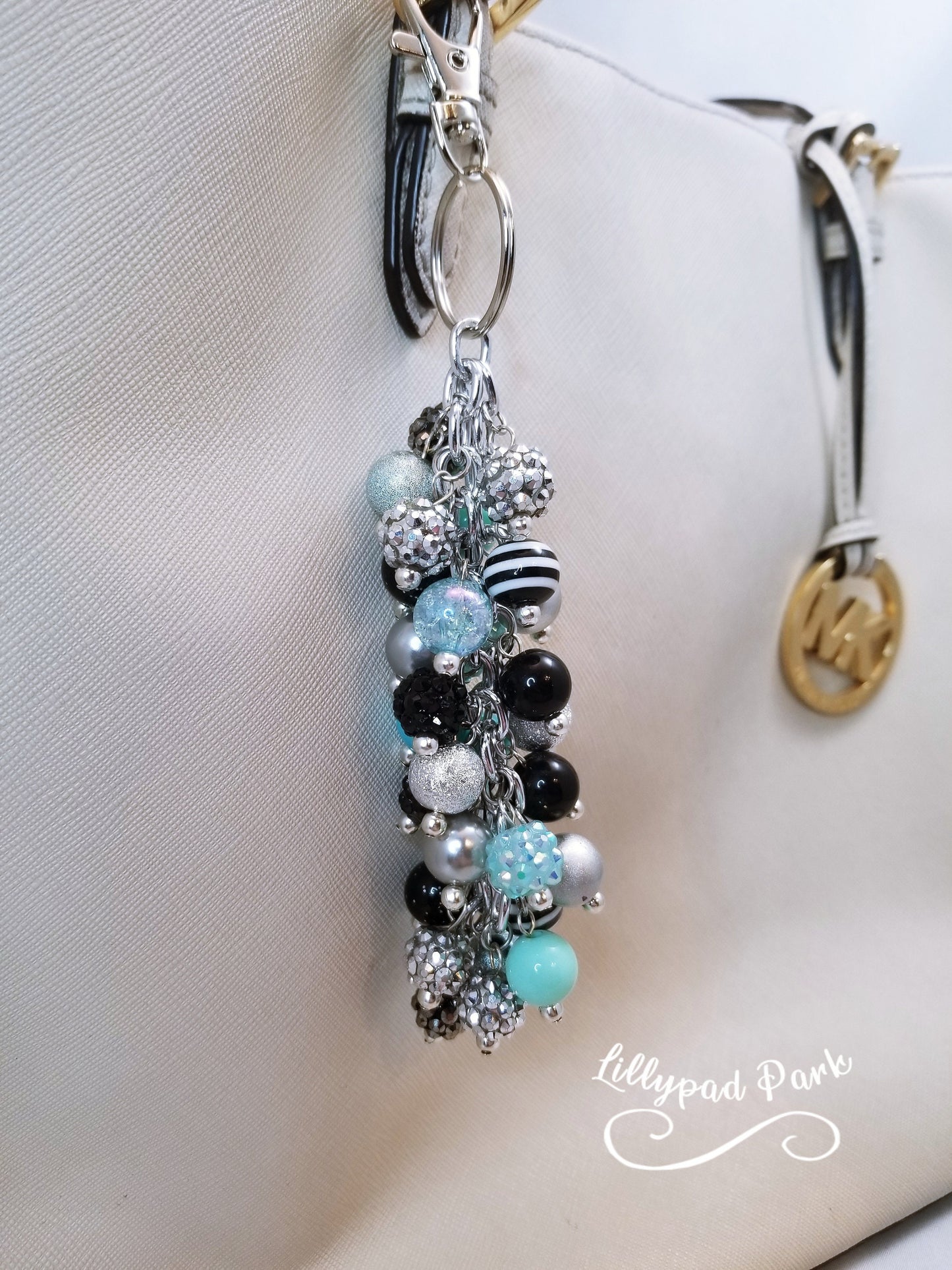 Midnight Teal Purse charm