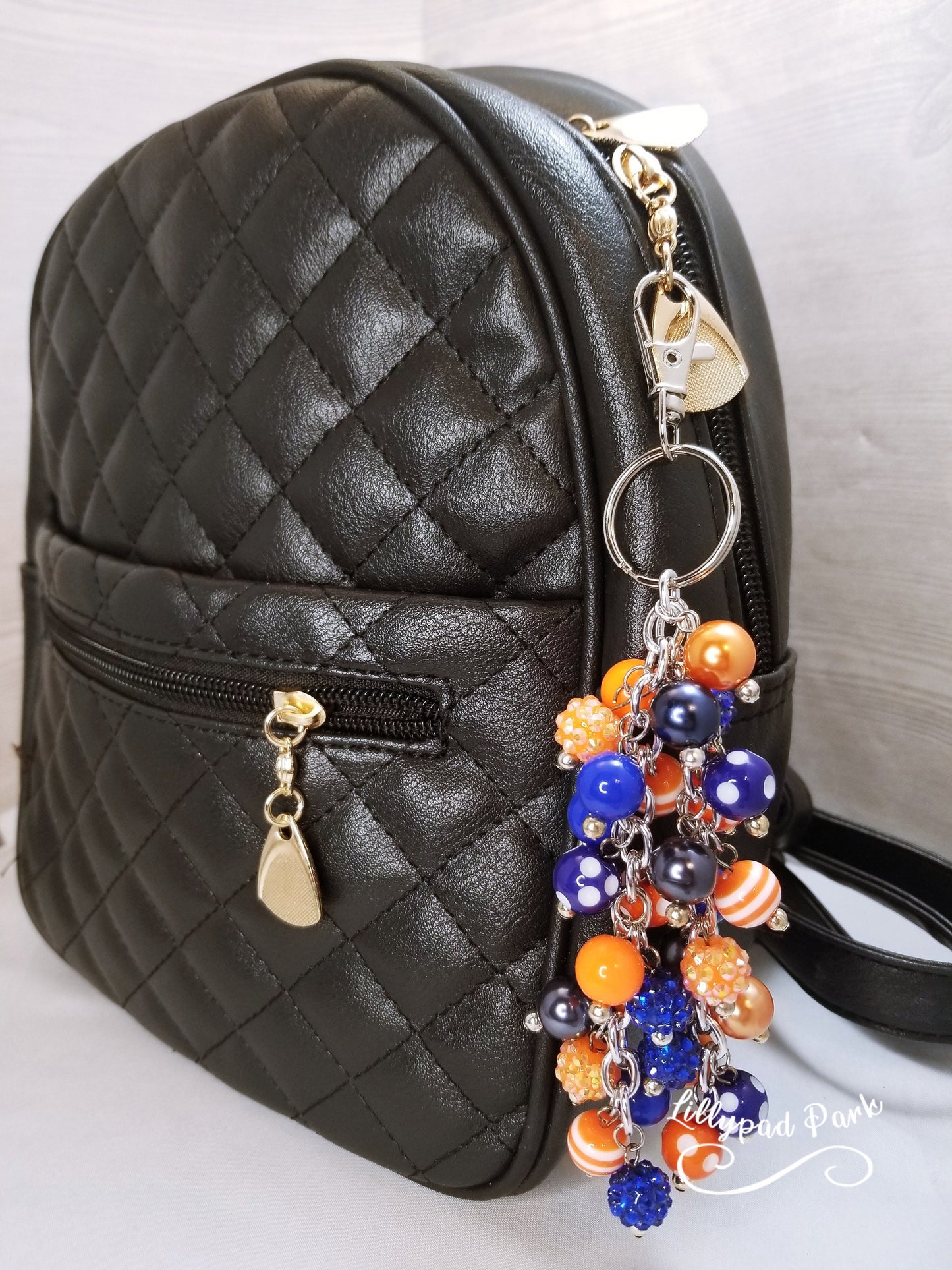 Sapphire Sunset Purse Charm