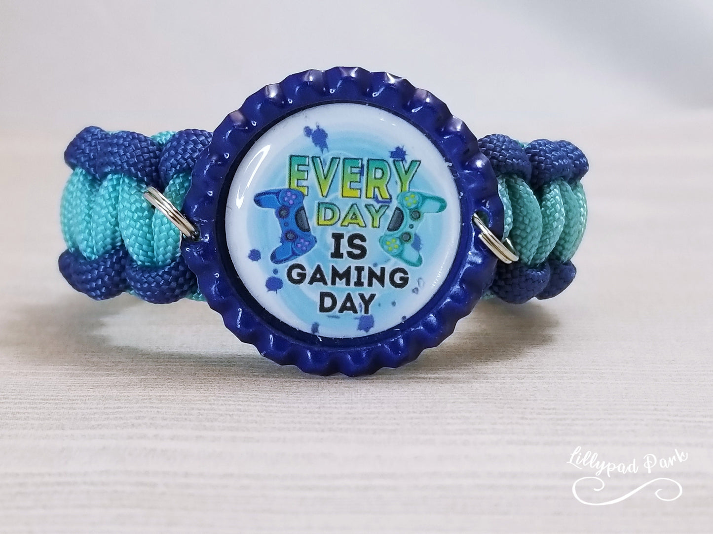 Everyday is Gaming Day paracord bracelet