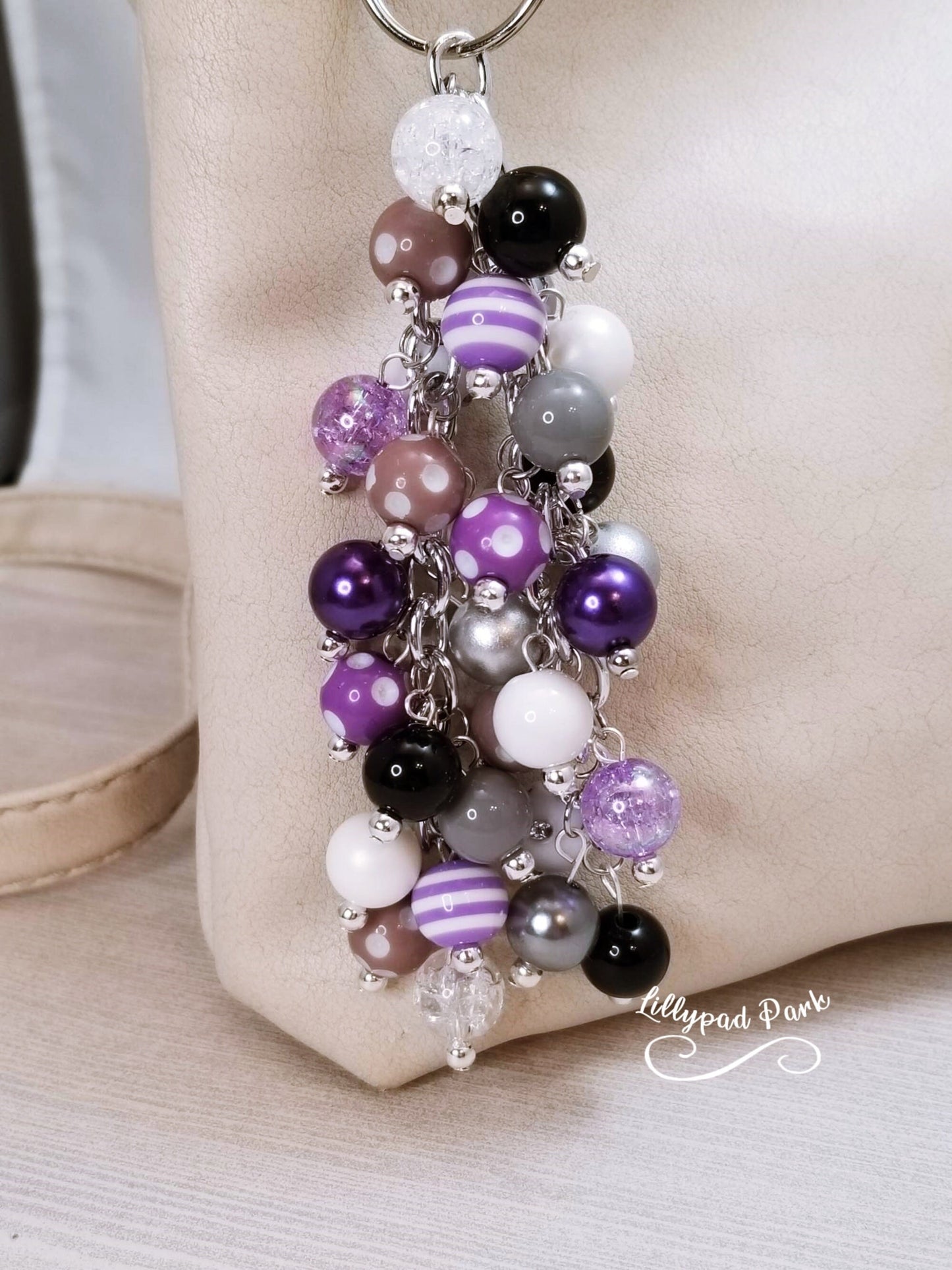 Purple Noir Purse Charm
