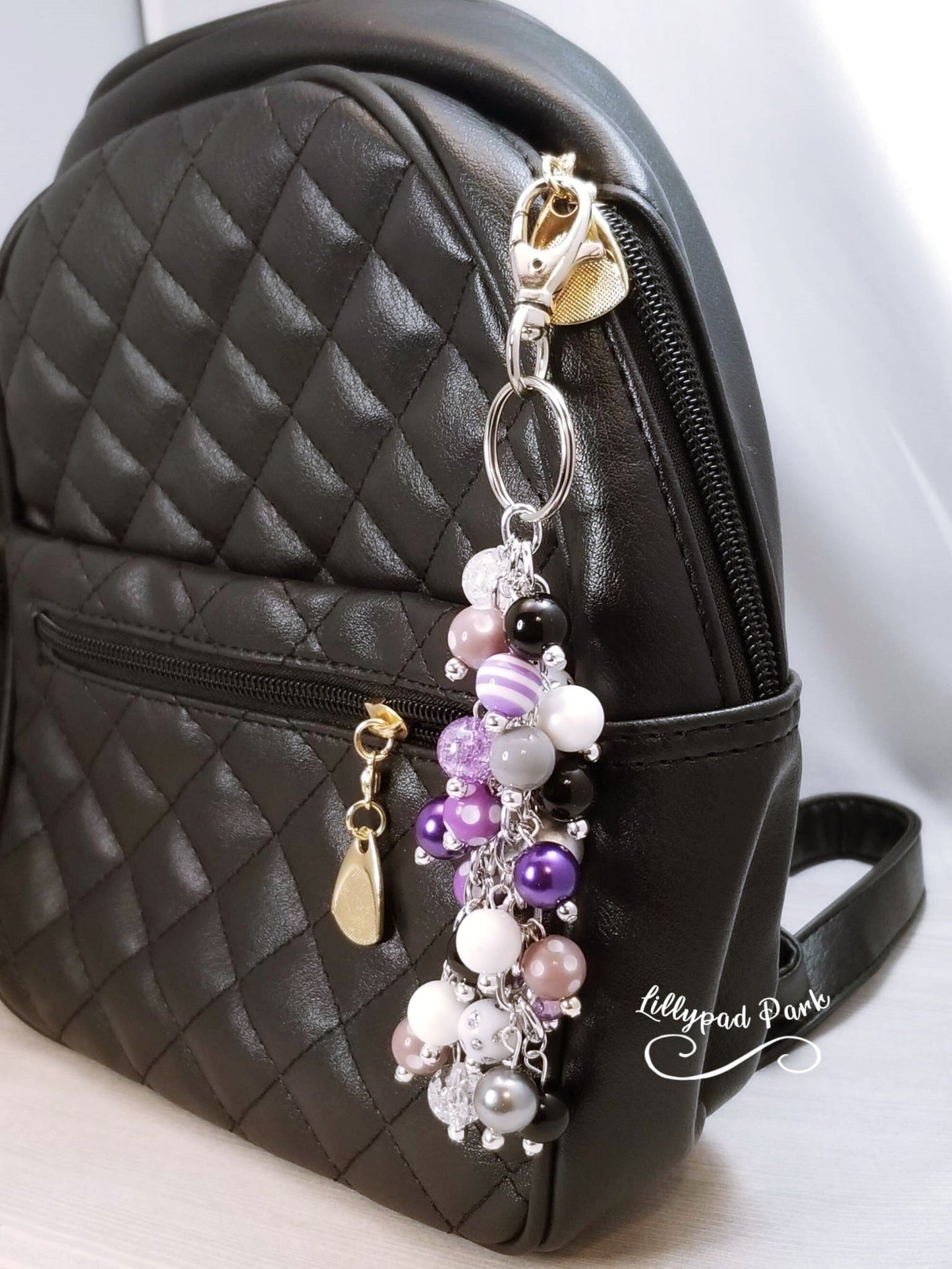 Purple Noir Purse Charm