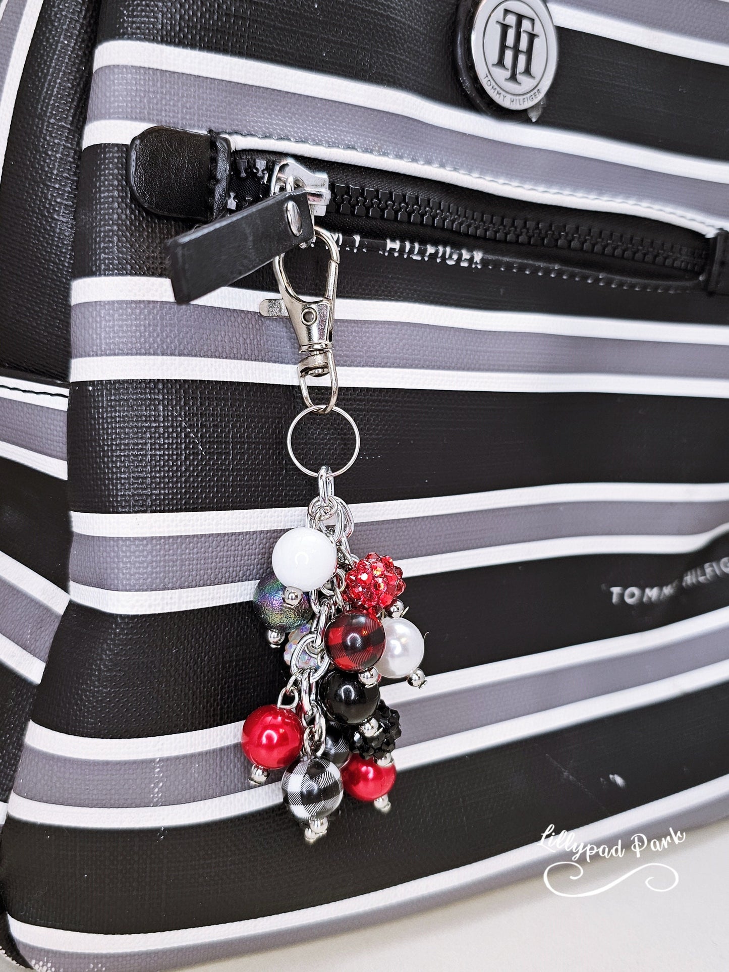 Buffalo Plaid Mini Purse Charm