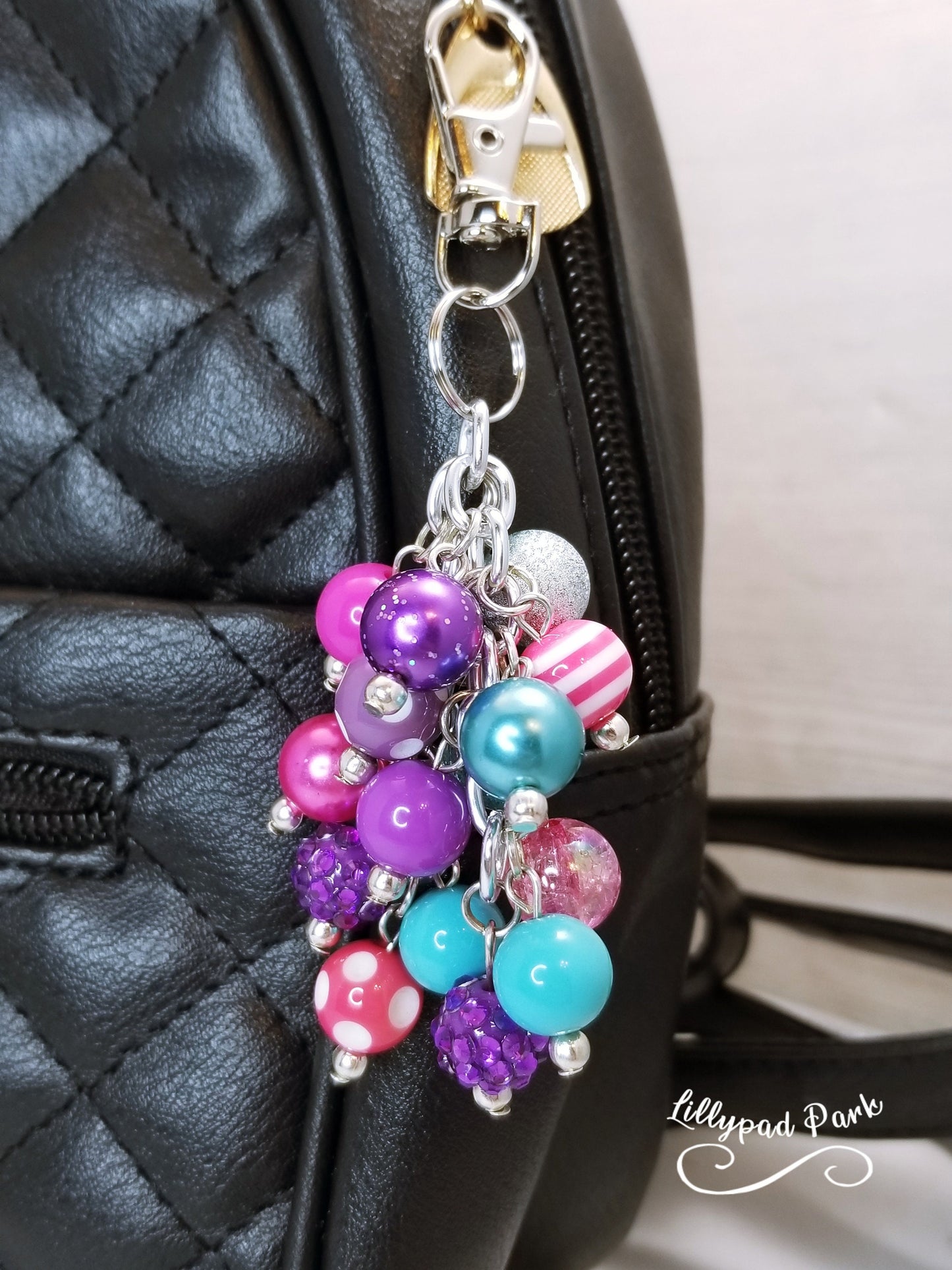 Sparkling Unicorn Purse Charm