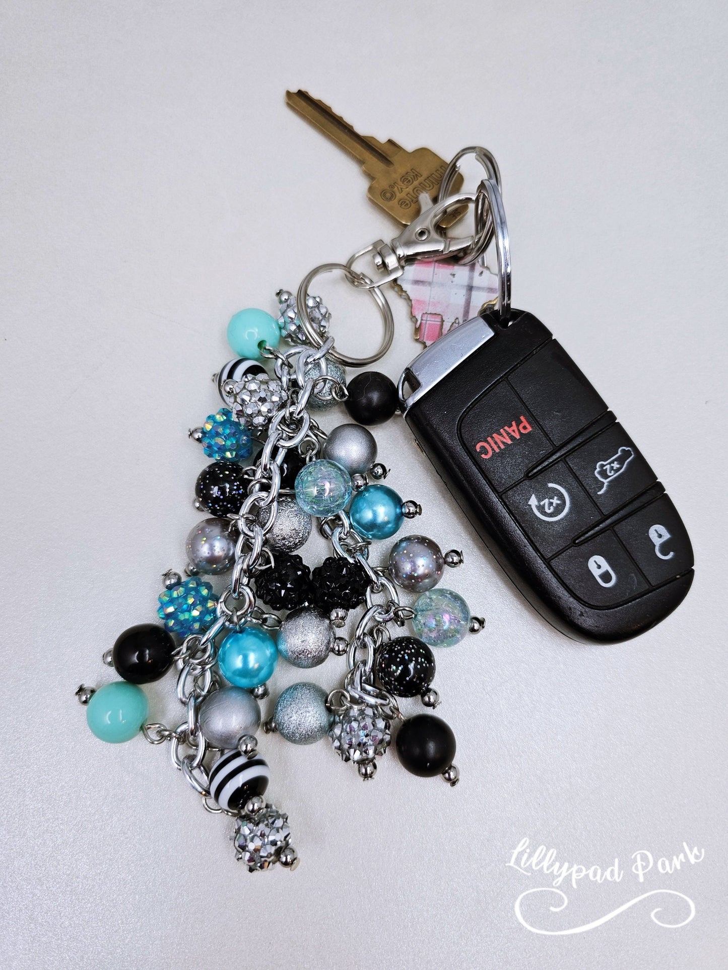 Midnight Teal Purse charm