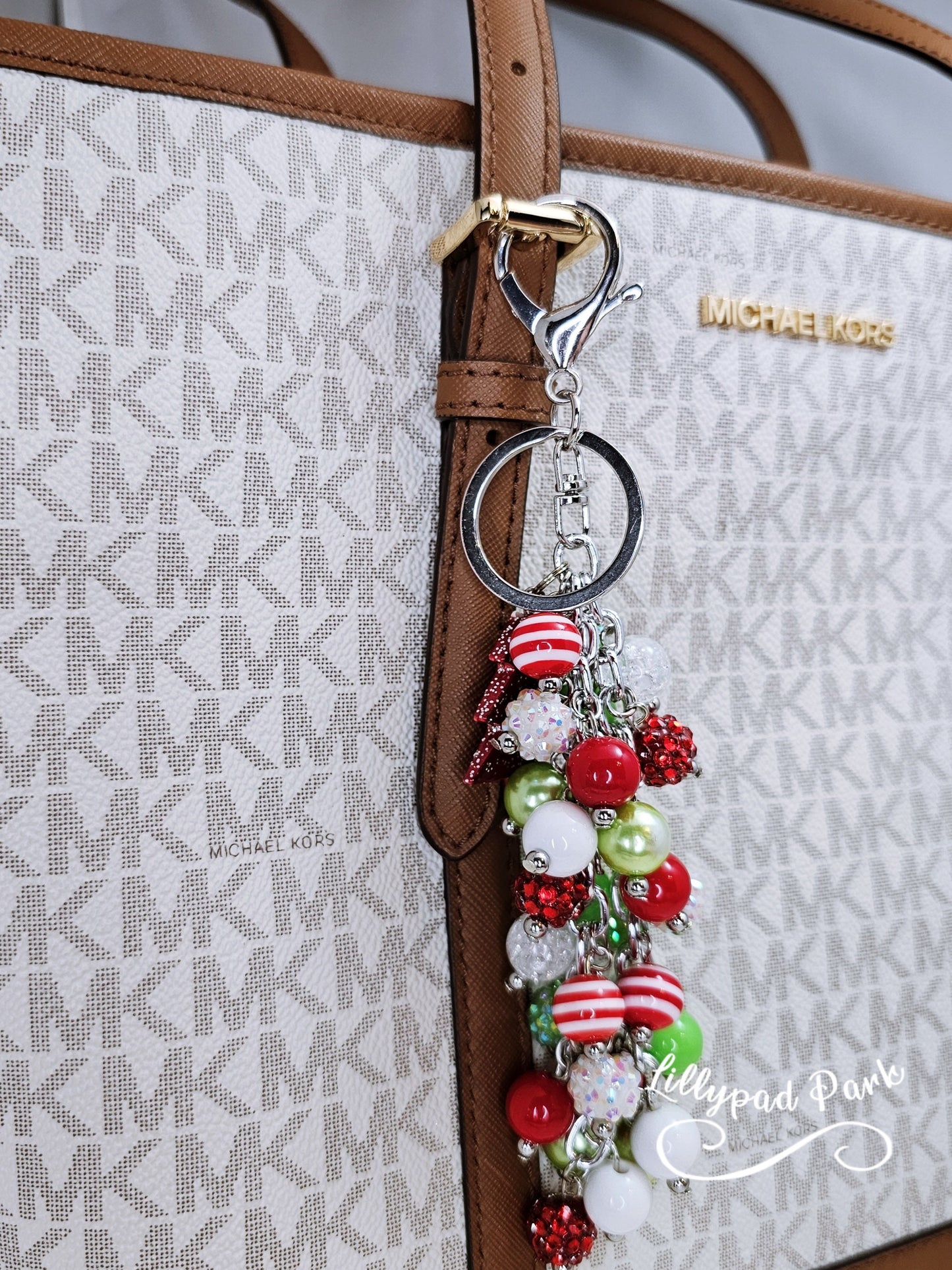 Red Tree Holly Jolly Purse charm