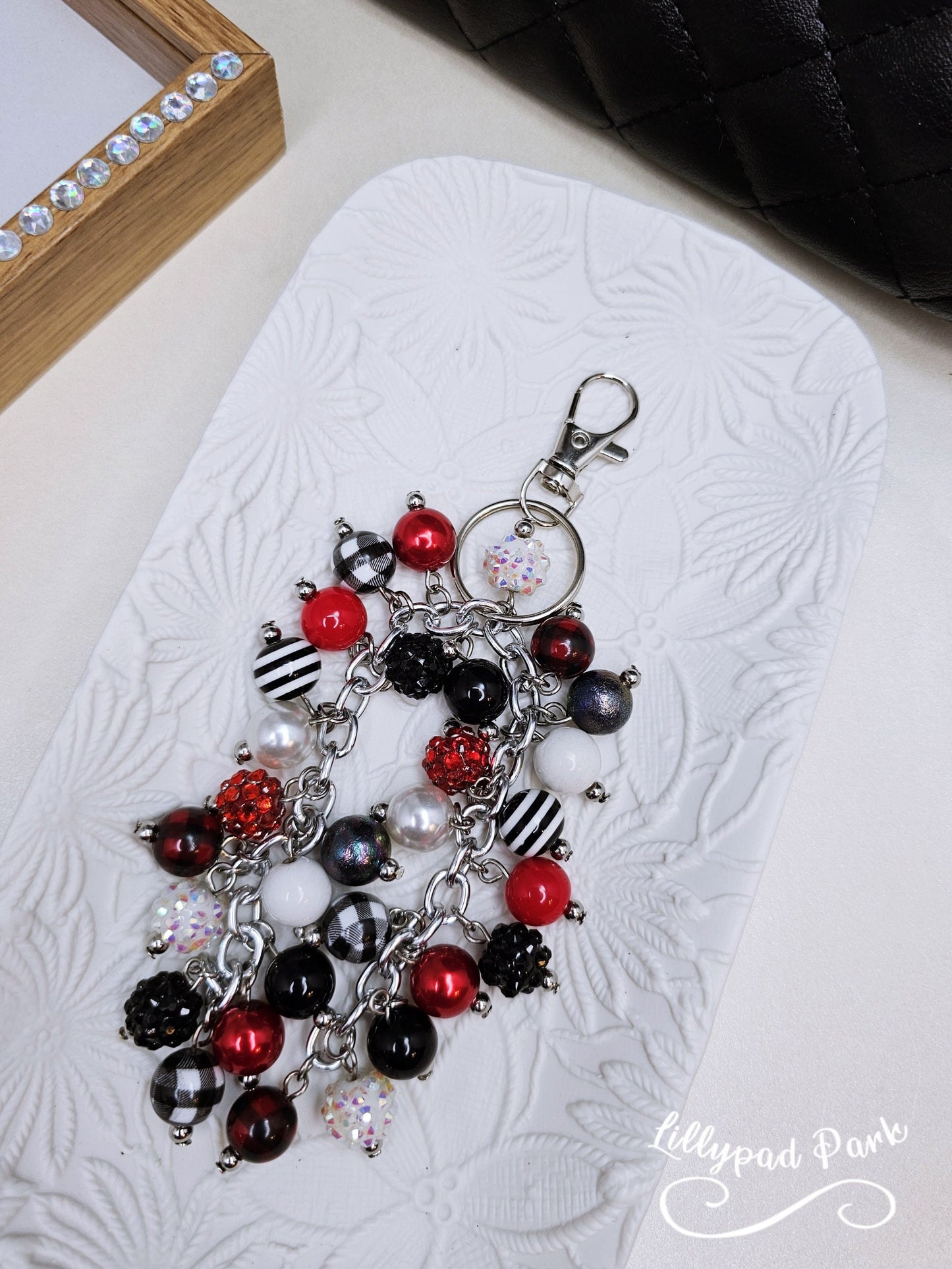 Buffalo Plaid Purse charm