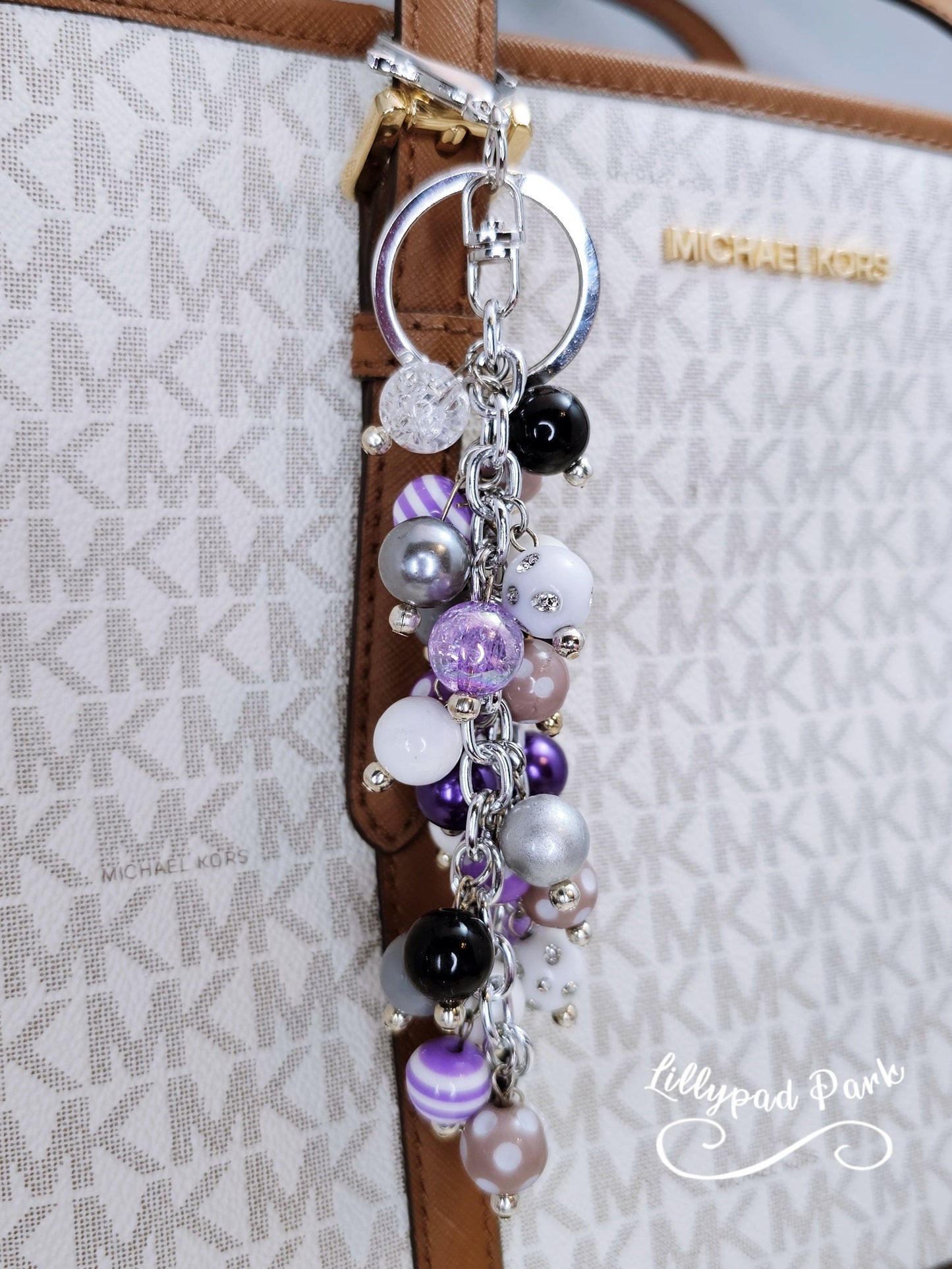 Purple Noir Purse Charm