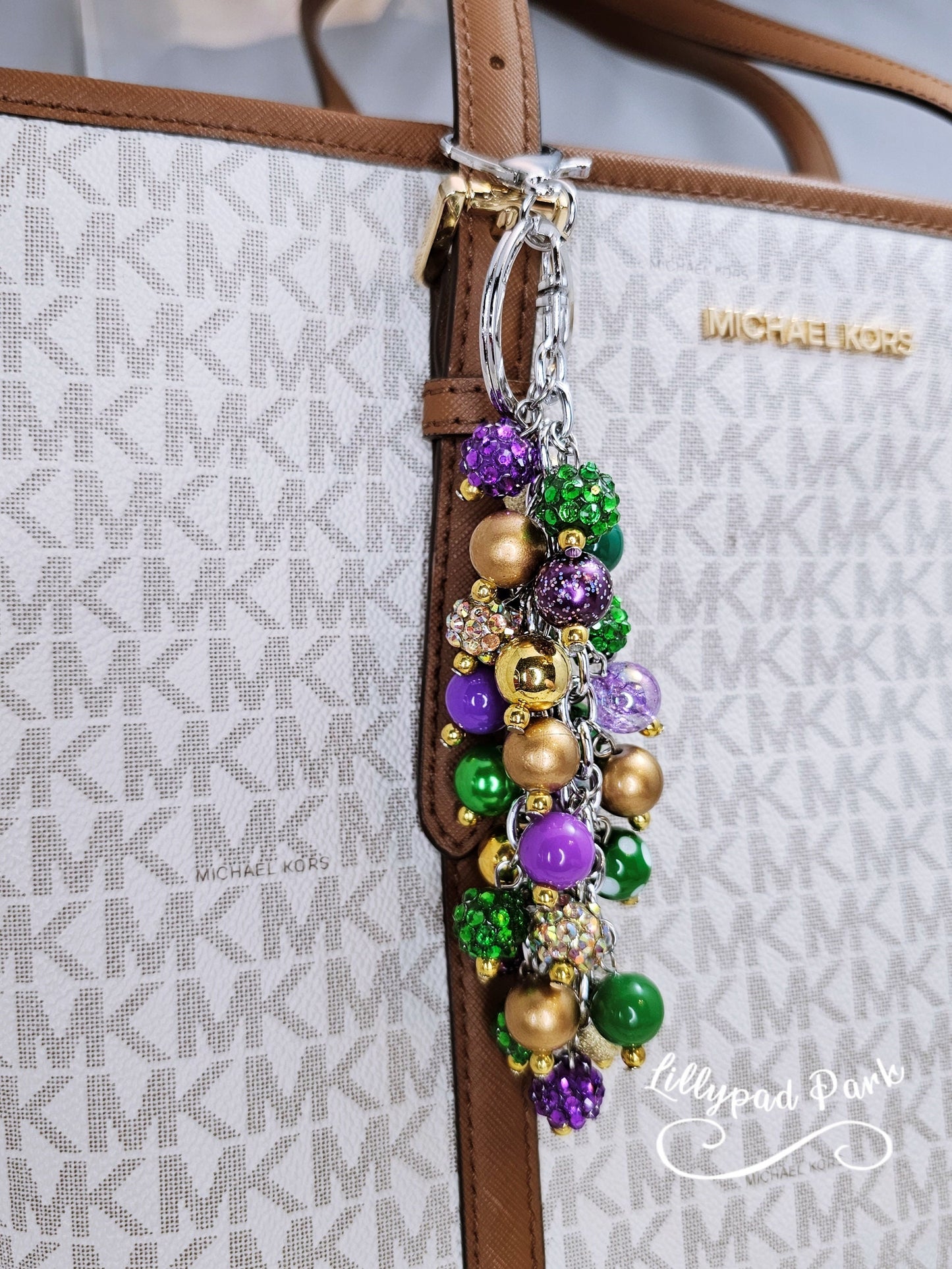Mardi Gras Purse charm