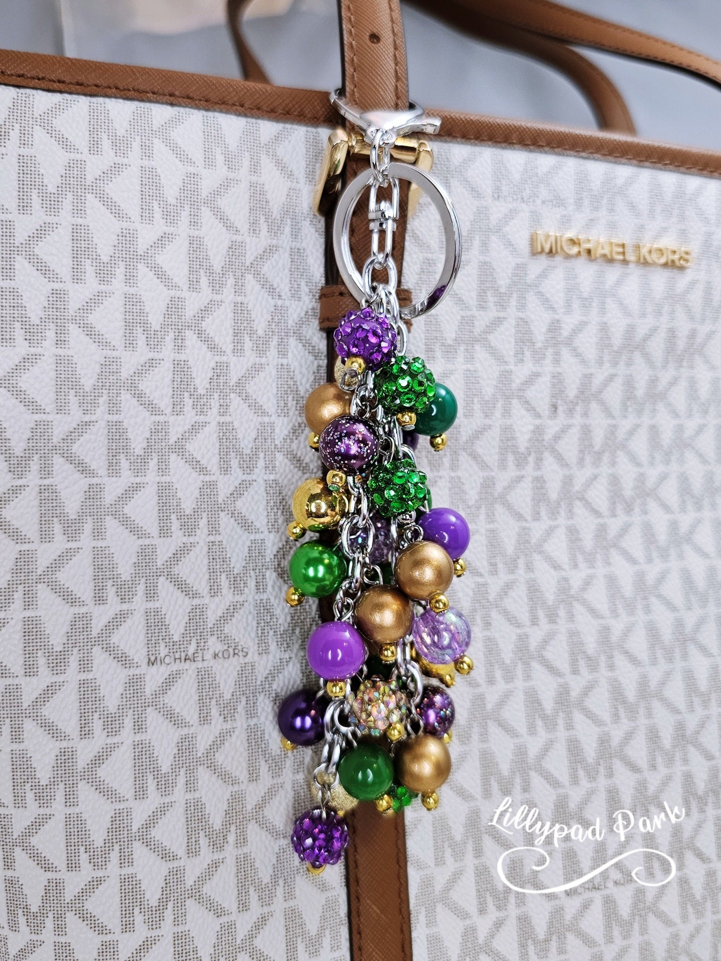 Mardi Gras Purse charm
