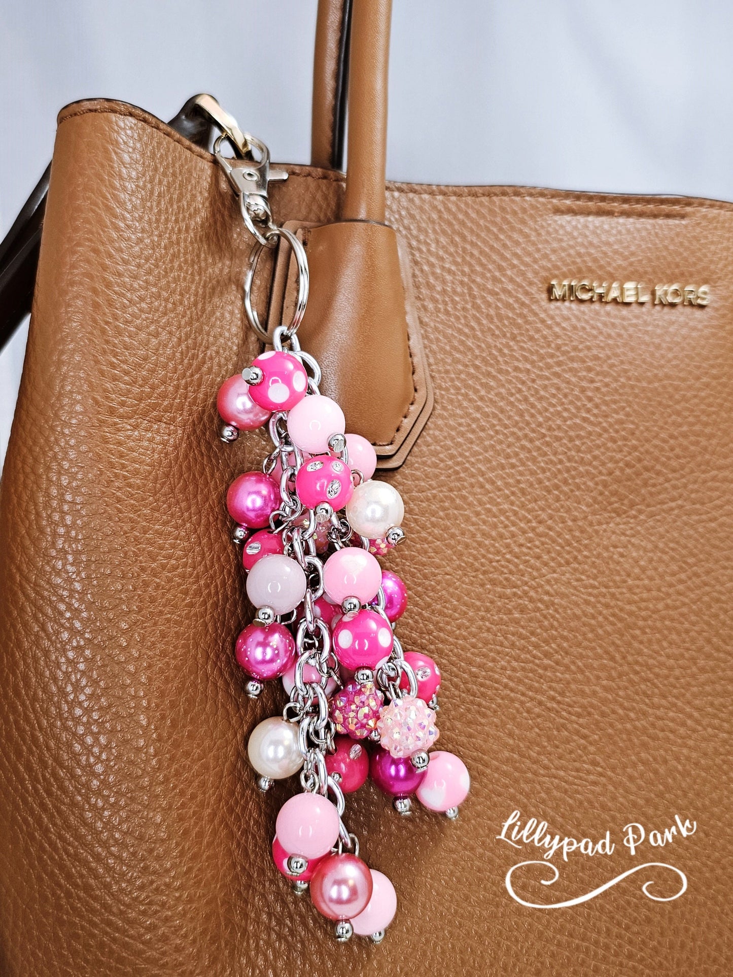 Hot Pink Purse Charm