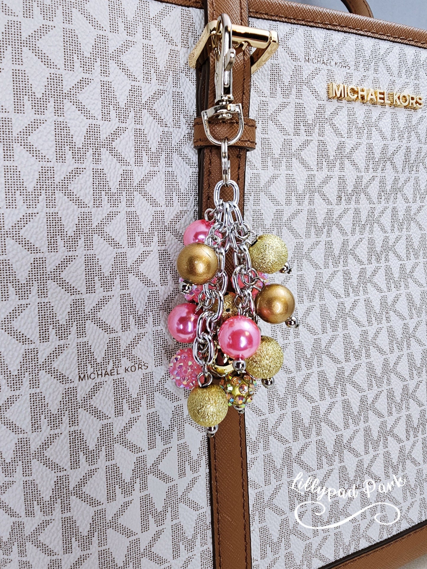 Pink Champagne Mini Purse charm