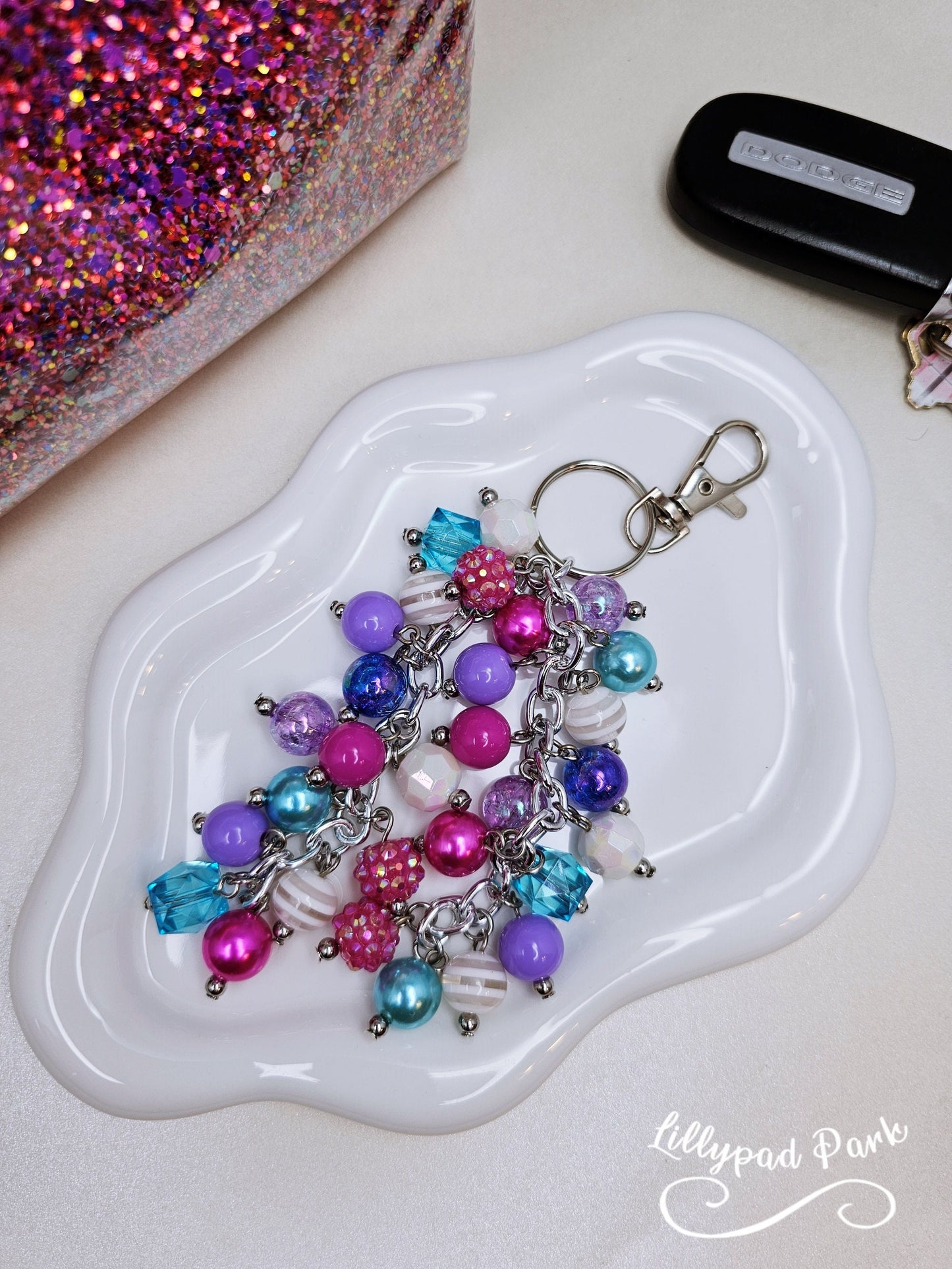 Lollipop Swirl Purse Charm