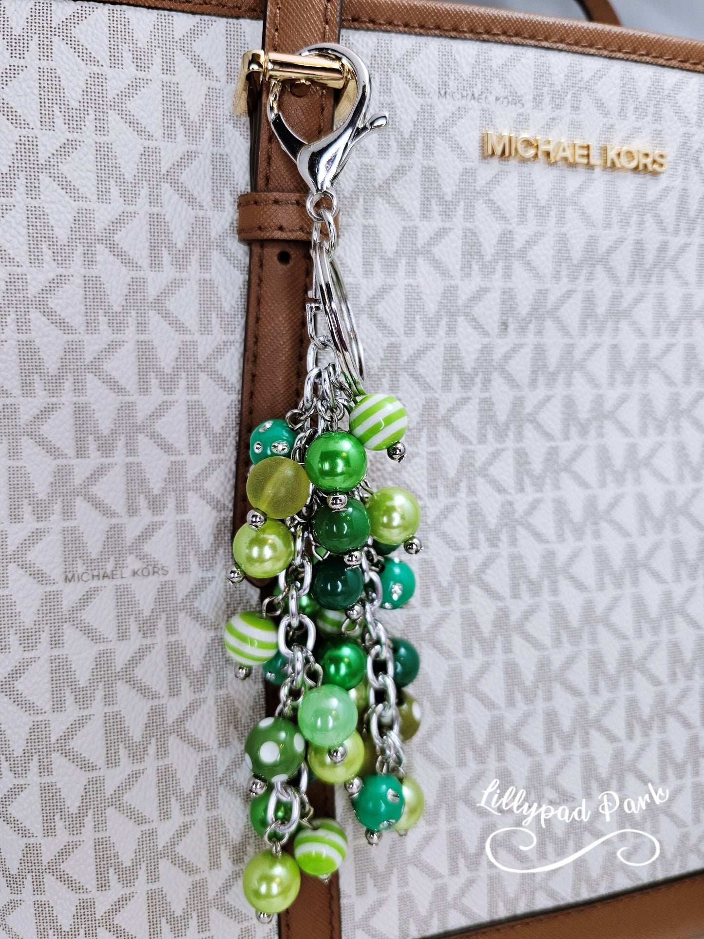 Emerald Green Purse charm