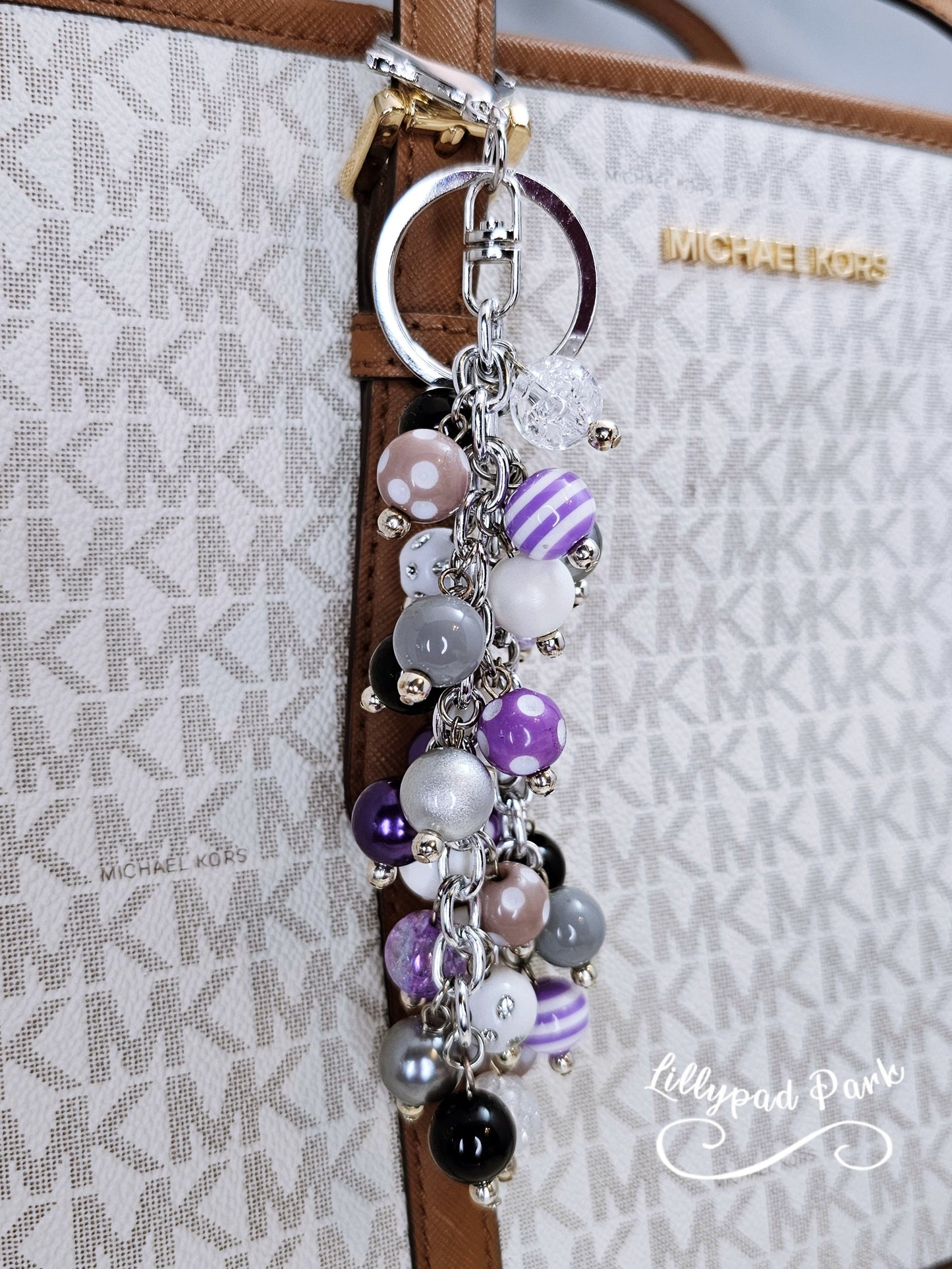 Purple Noir Purse Charm
