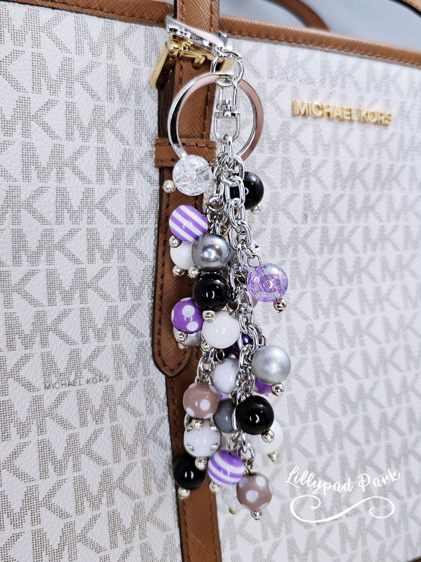 Purple Noir Purse Charm