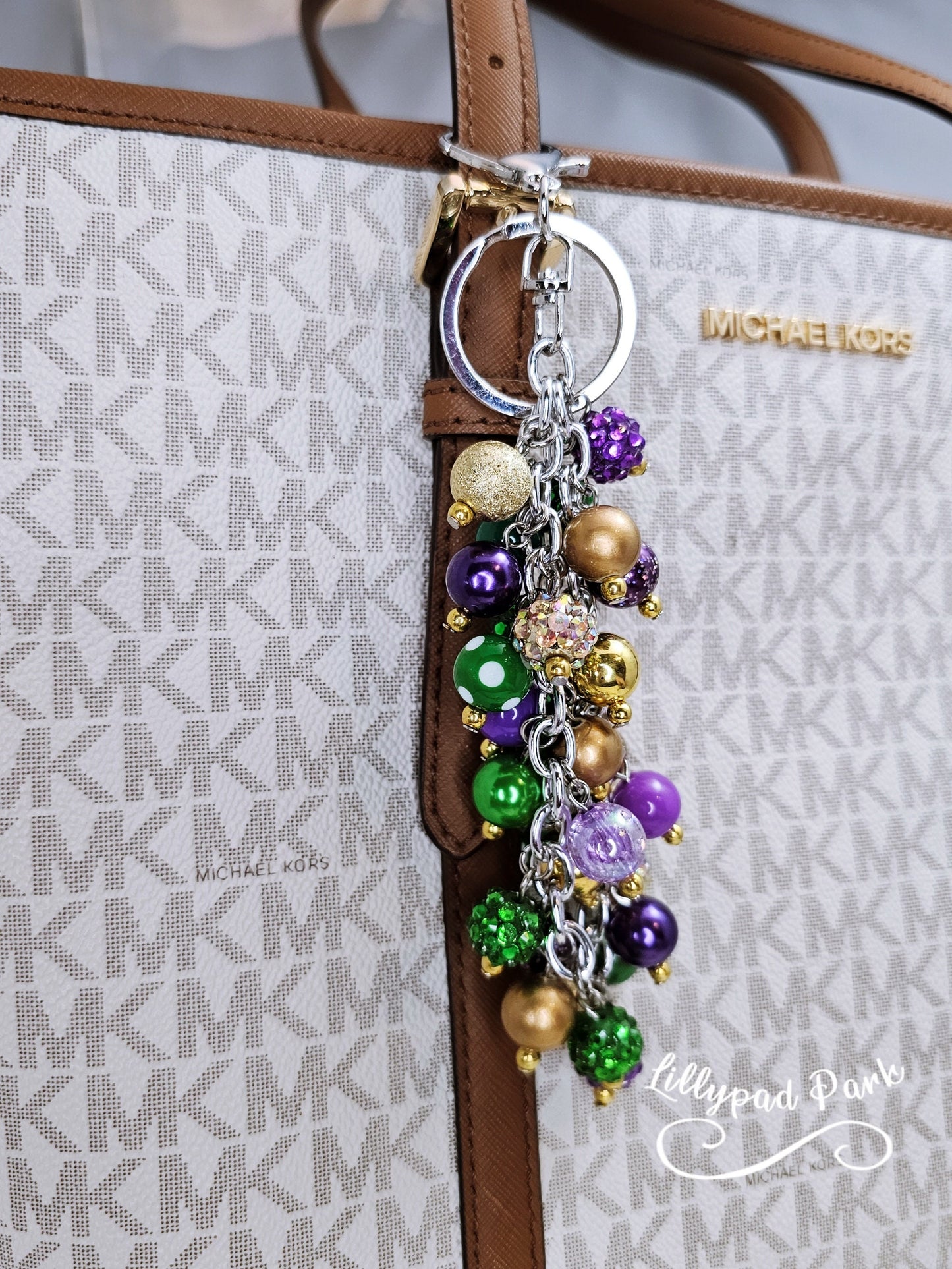 Mardi Gras Purse charm