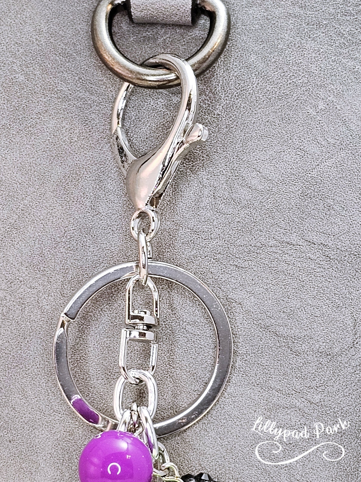 Sparkling Unicorn Bag charm, Pink, Purple, Teal Bag Charm