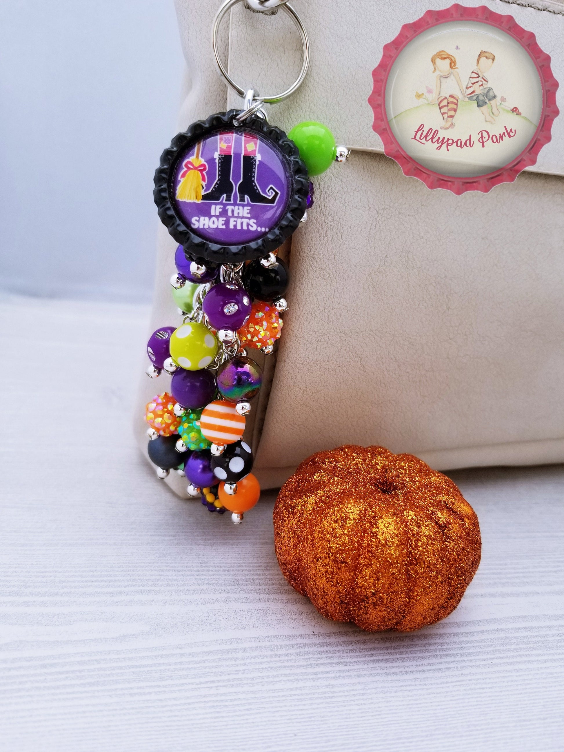 If the Shoe Fits Witch's Brew Purse Charm