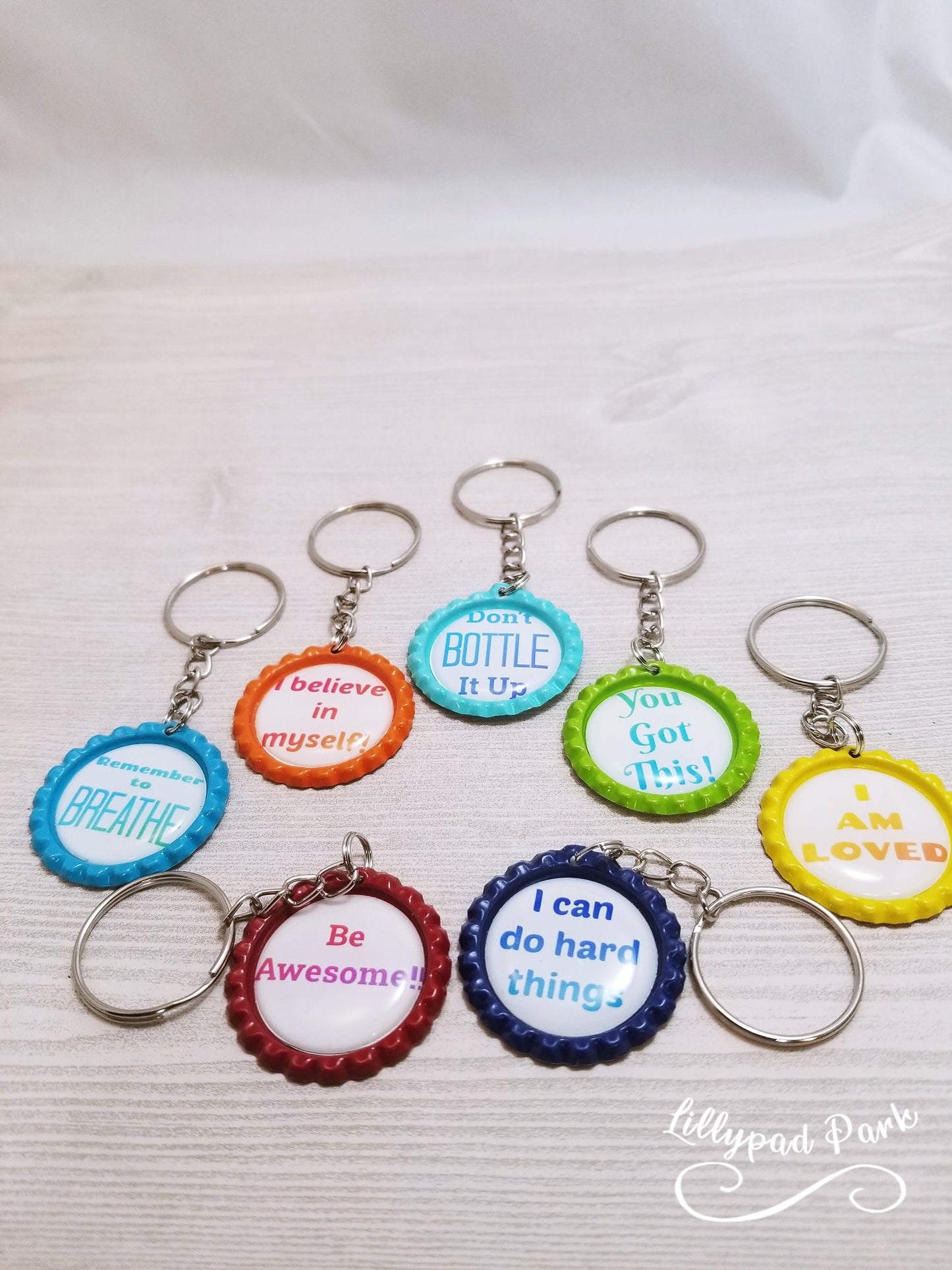 You Got This! keychain, Mental health, bottle cap keychain, kids affirmation key chain , Back to school gift
