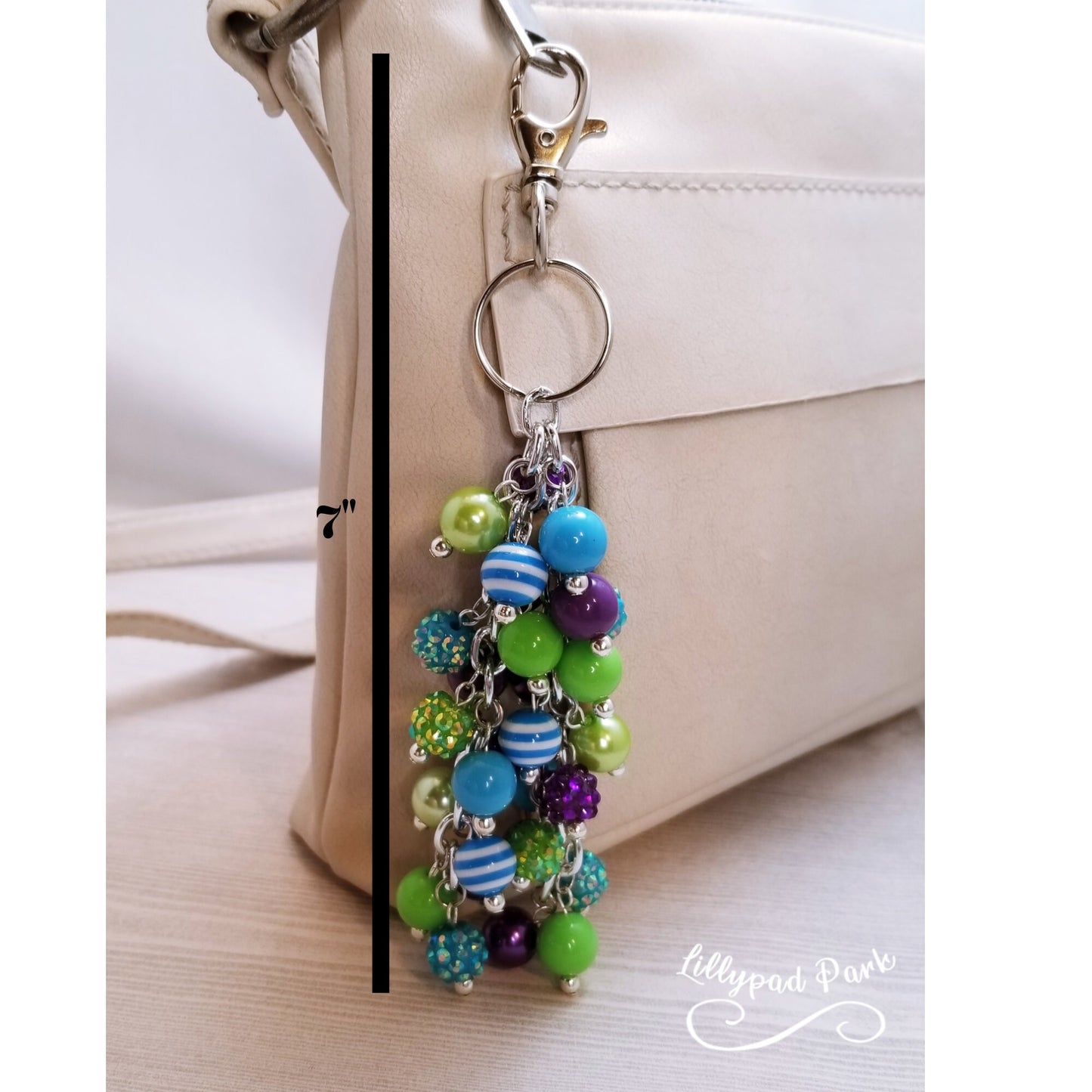 Northern Lights Purse Charm