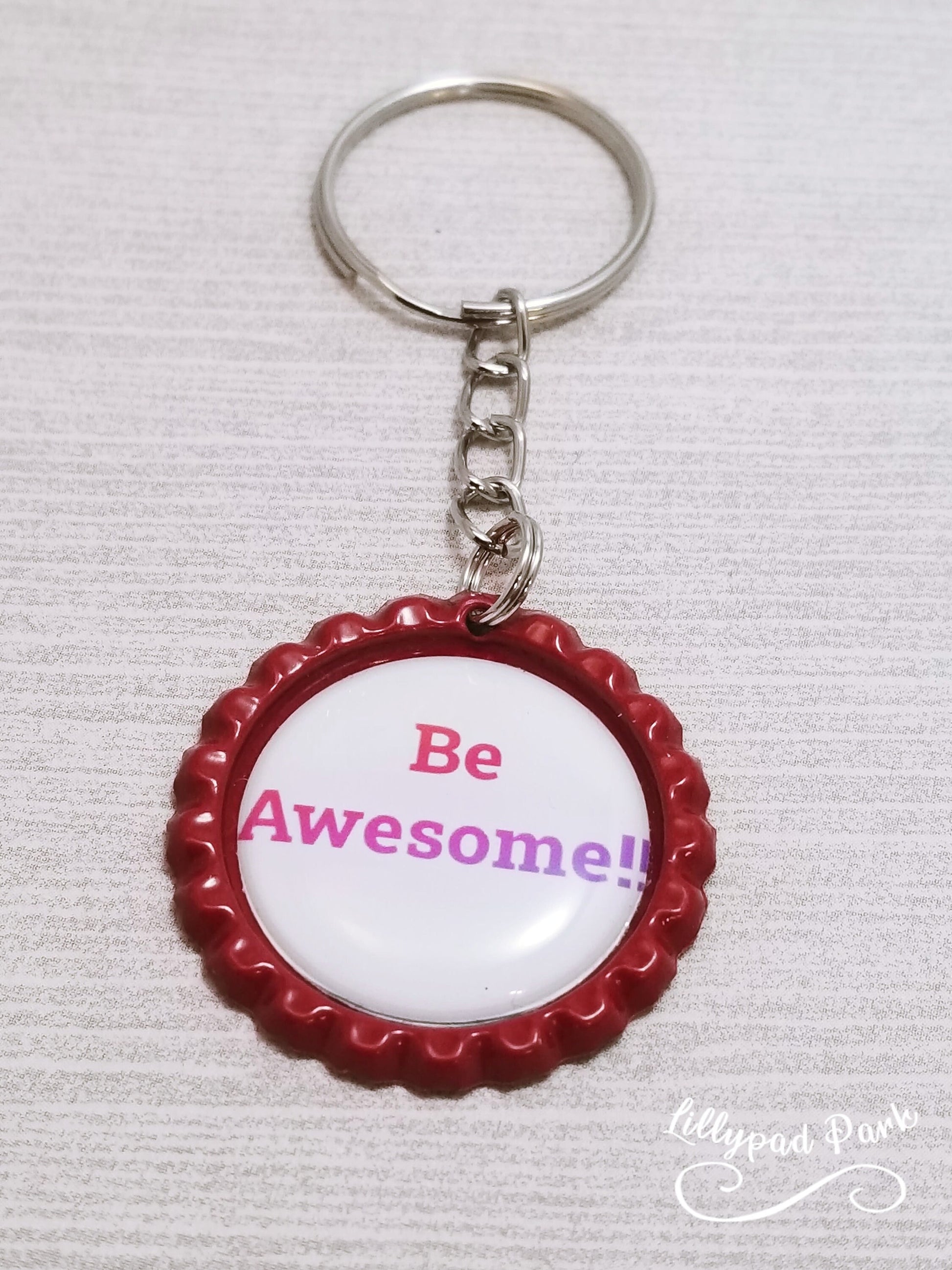 Don't bottle it up keychain, Mental health, bottle cap keychain, kids affirmation key chain , Back to school gift